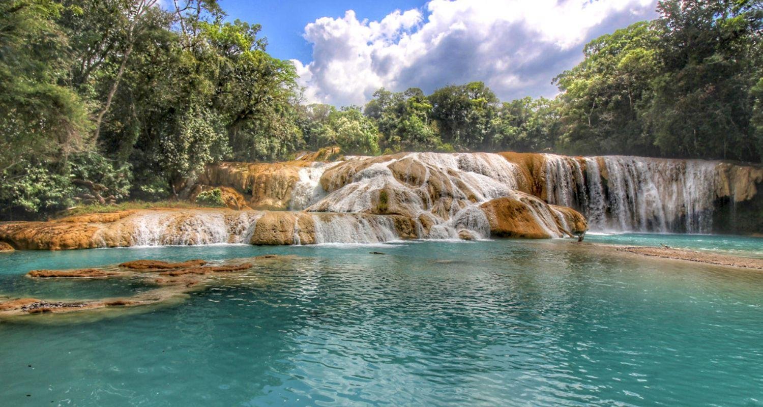 Palenque, Agua Azul & Misol-Ha Waterfalls Day Trip from San Cristobal