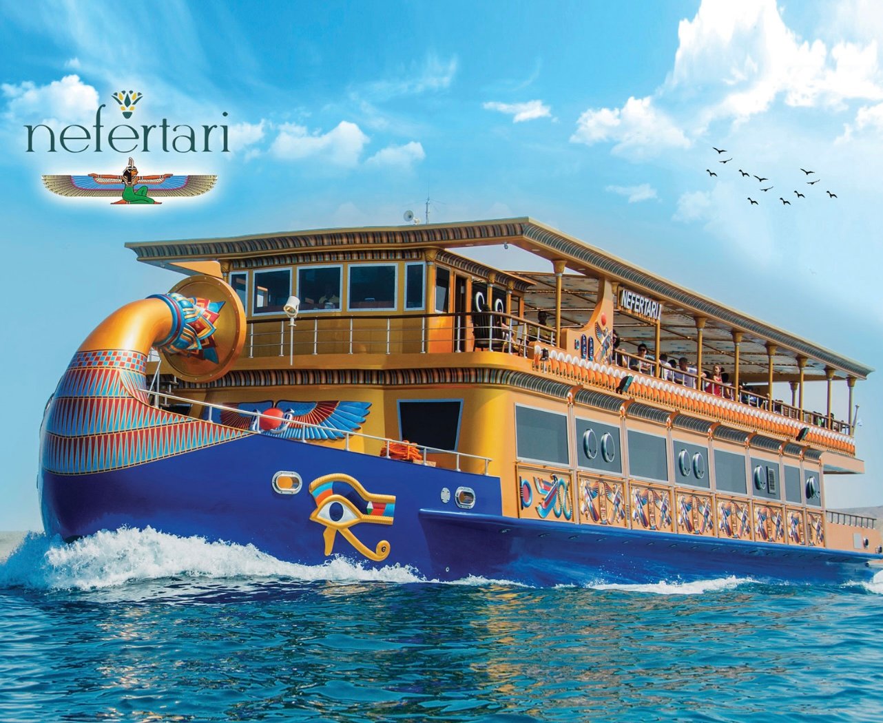 Nefertari Pharaonic Cruise with Snorkeling at Marsa Mubarak