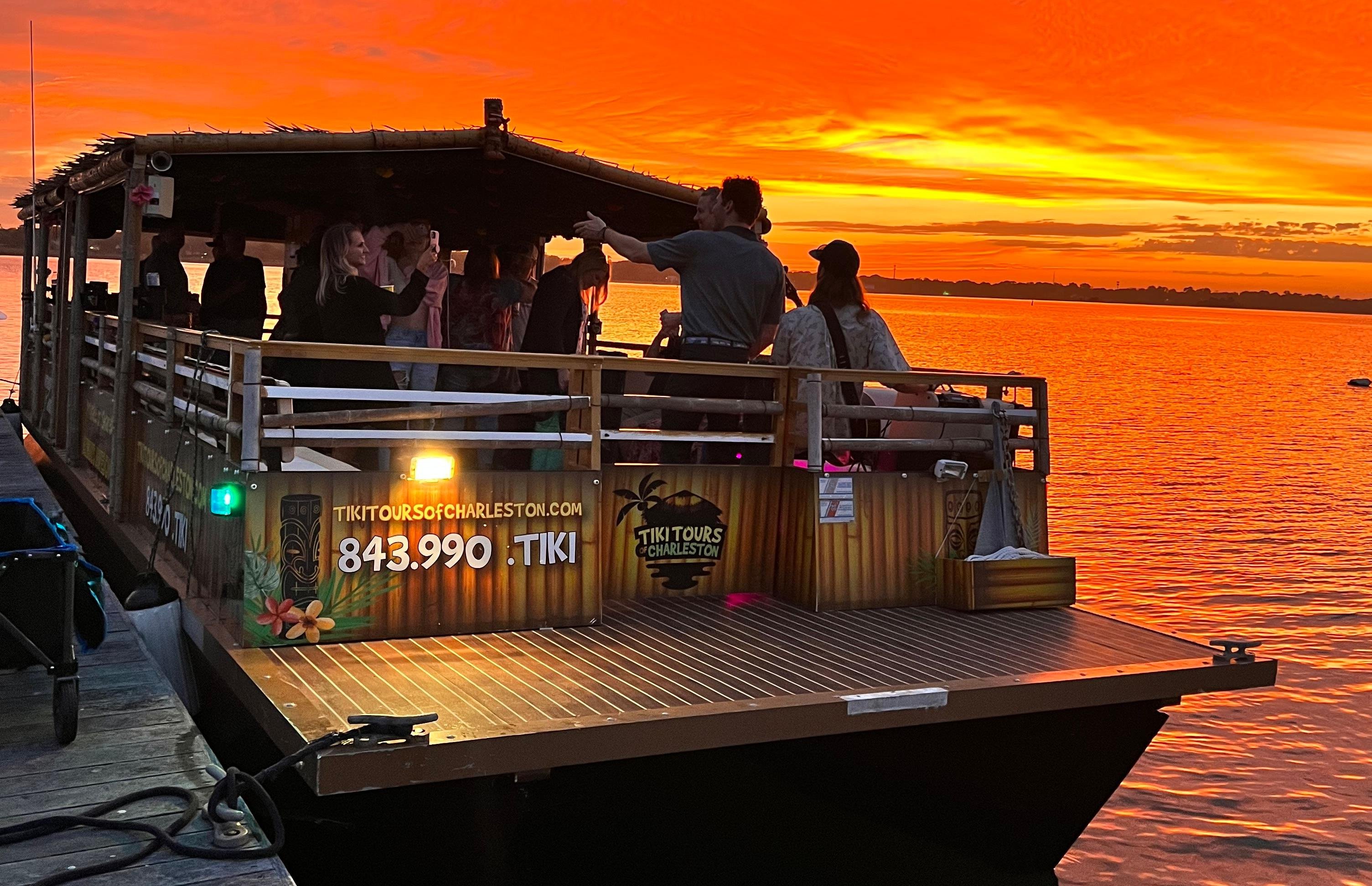 Charleston Harbor Sunset Tiki Cruise