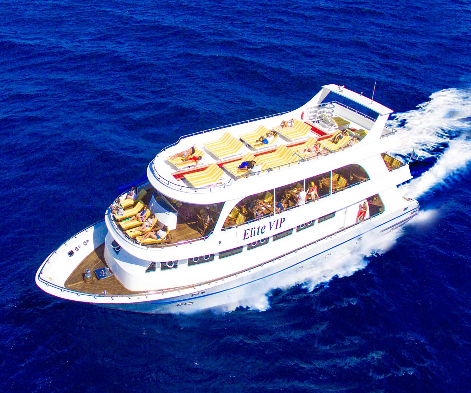 Ras Mohammed VIP Cruise with BBQ Seafood Lunch – Sharm el-Sheikh