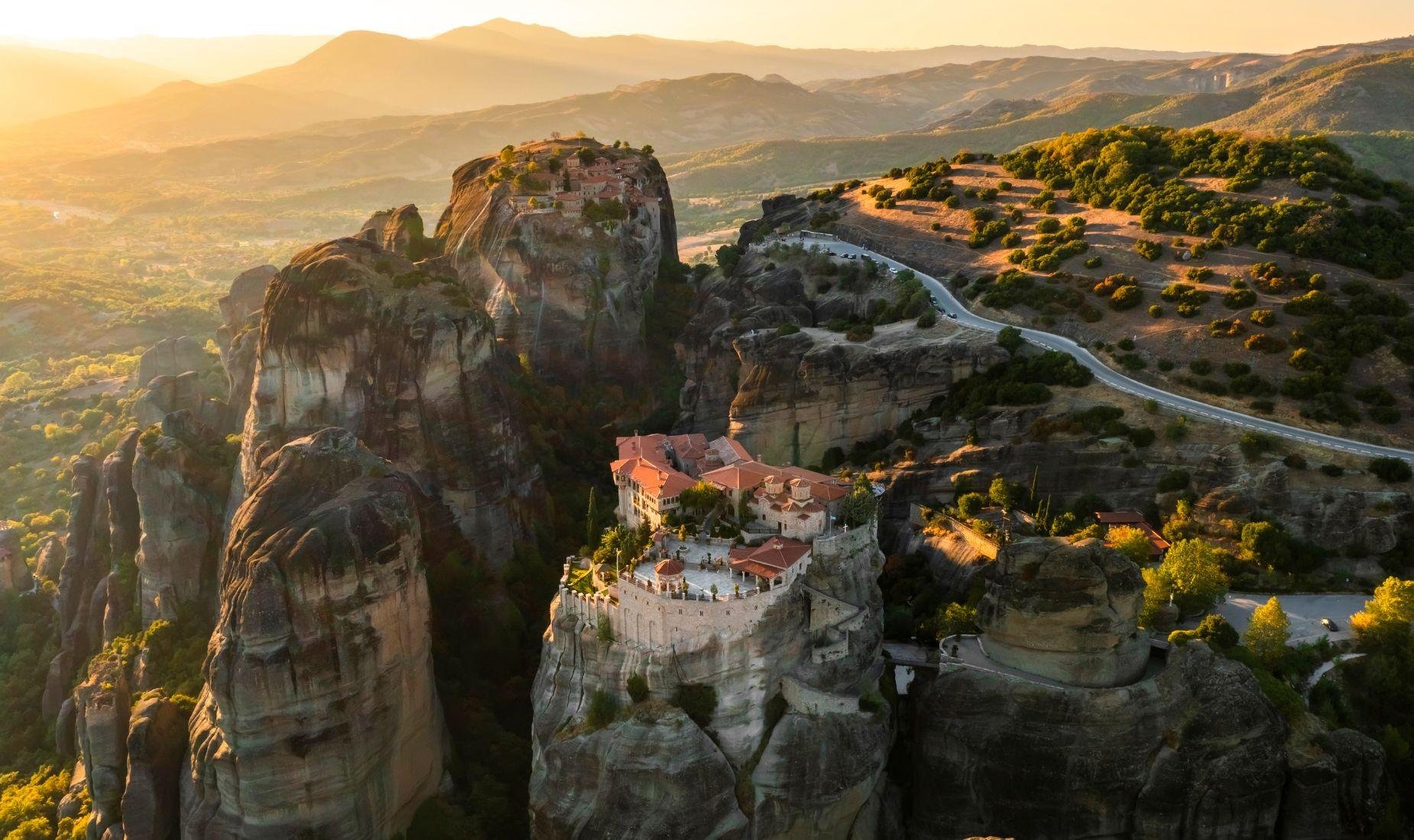 Meteora Sunset Tour: Monasteries, Caves & Golden Hour Views