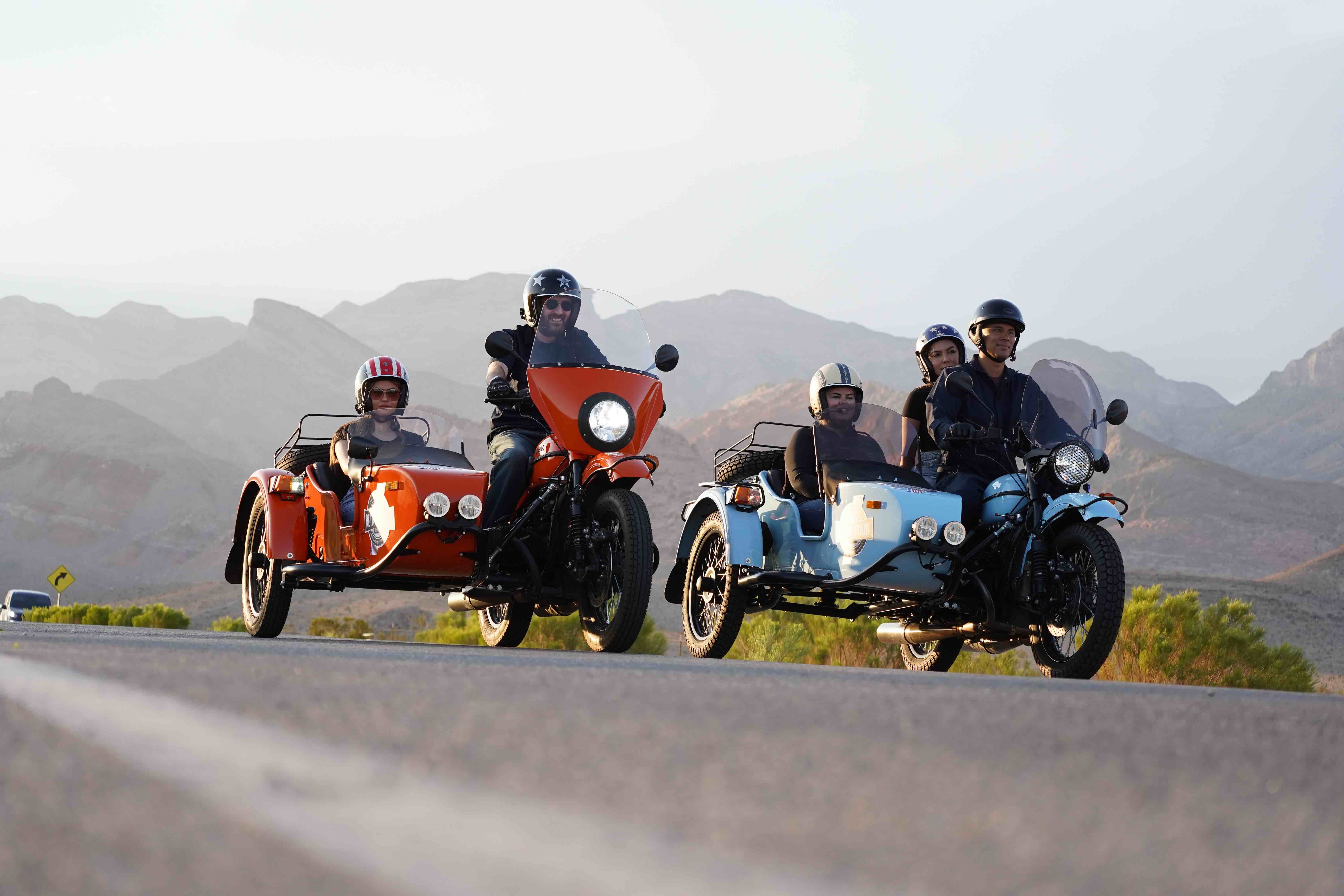 Las Vegas & Red Rock Canyon Vintage Sidecar Half-Day Tour