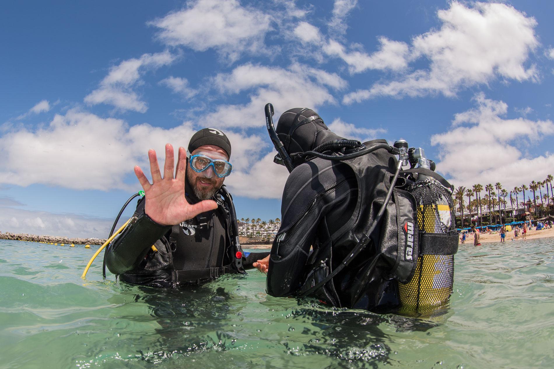 Playa Blanca Two-Tank Certified Dive Package