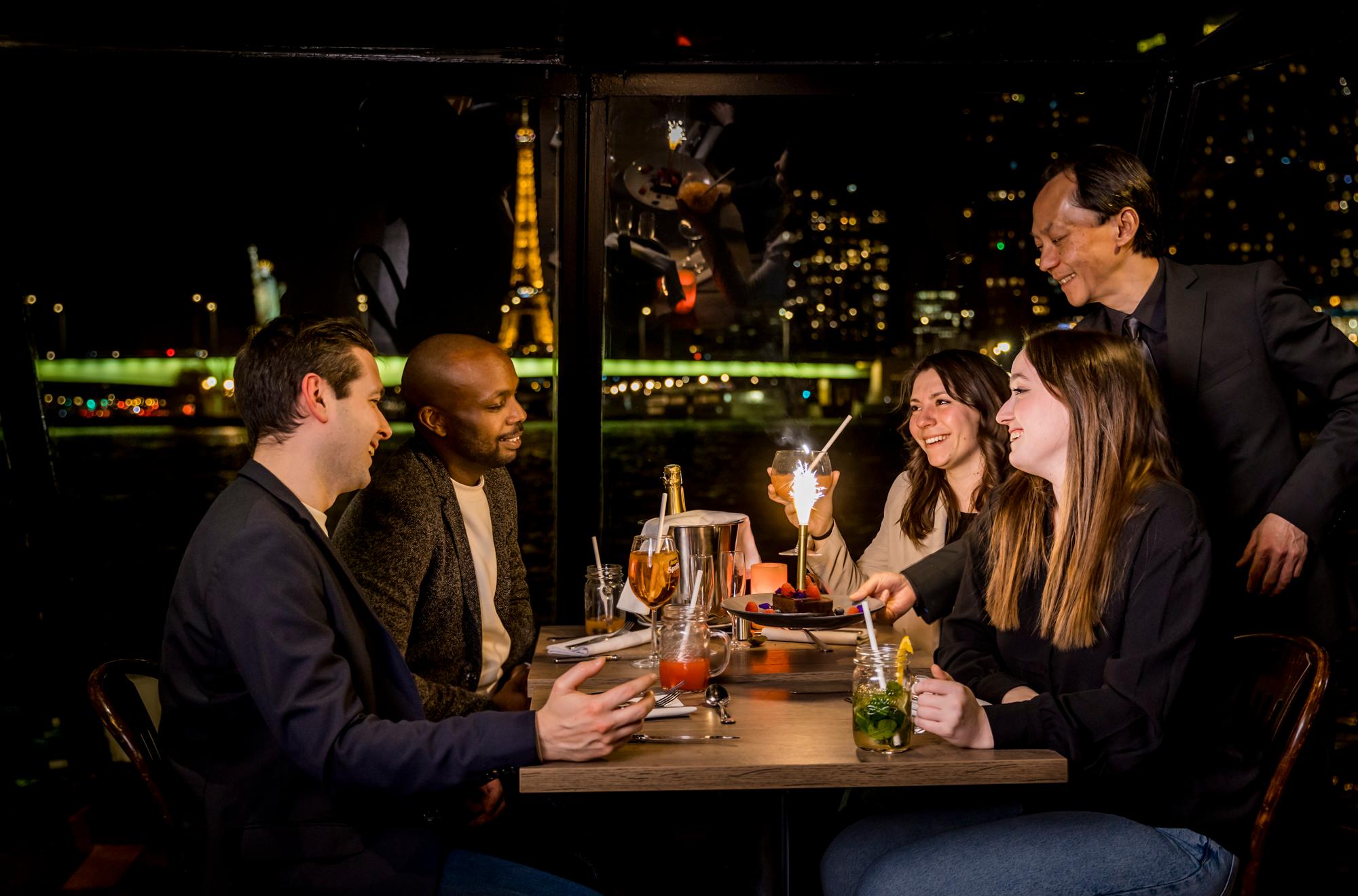 Seine River Champagne Dinner Cruise with Live Music