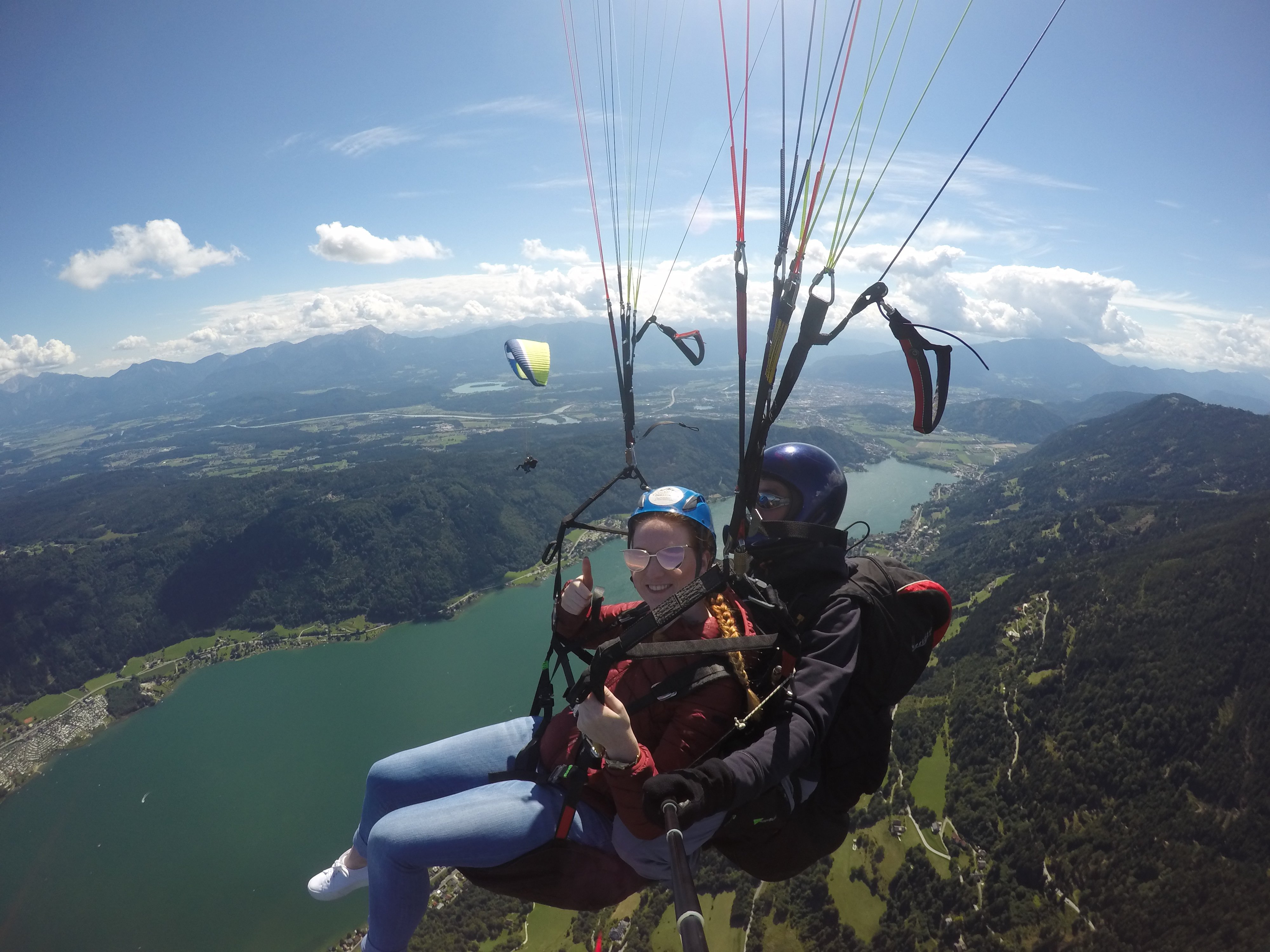 Gerlitzen Alpe Tandem Paragliding over Lake Ossiach