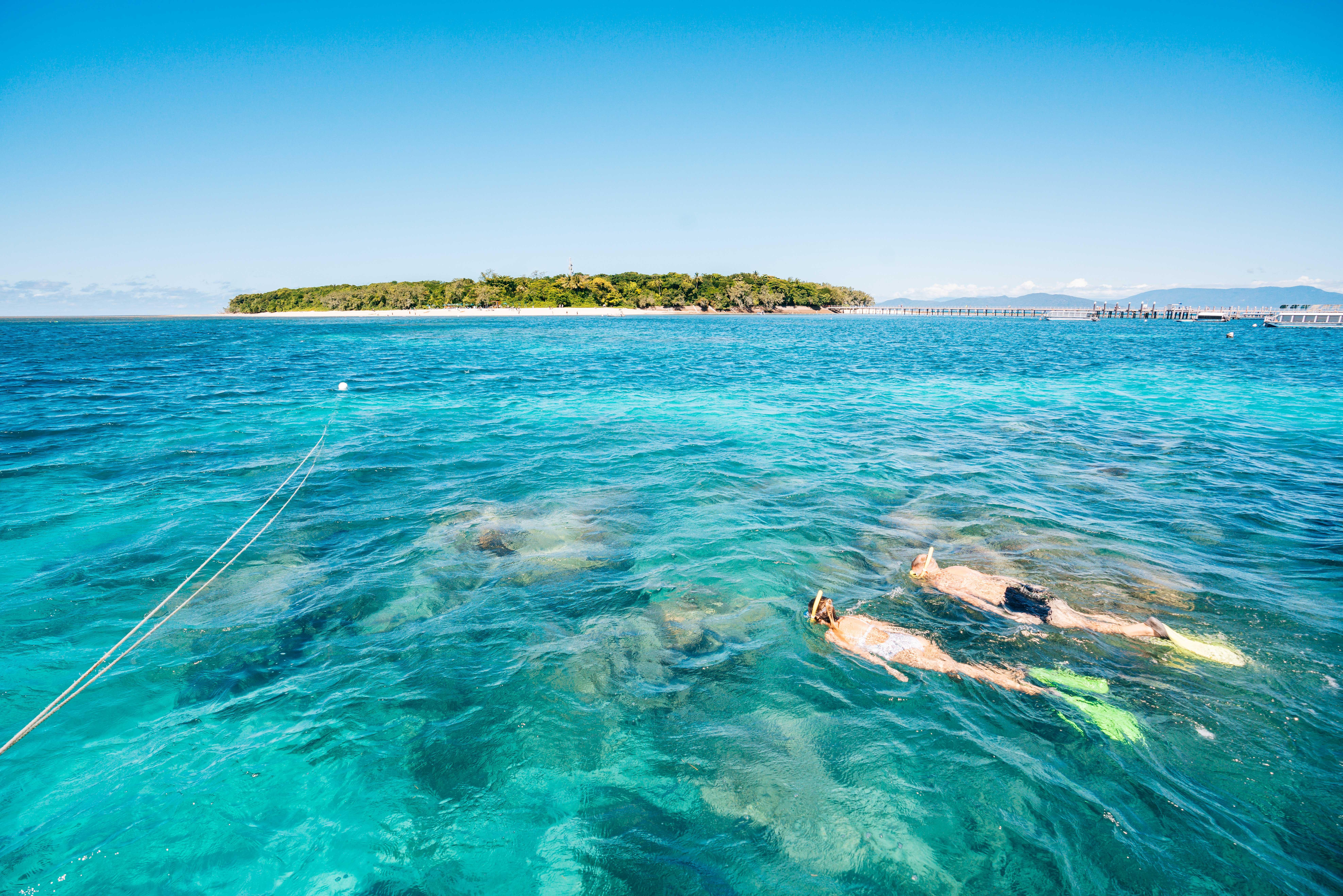 Green Island Day Cruise from Cairns: Glass Bottom Boat & Snorkel