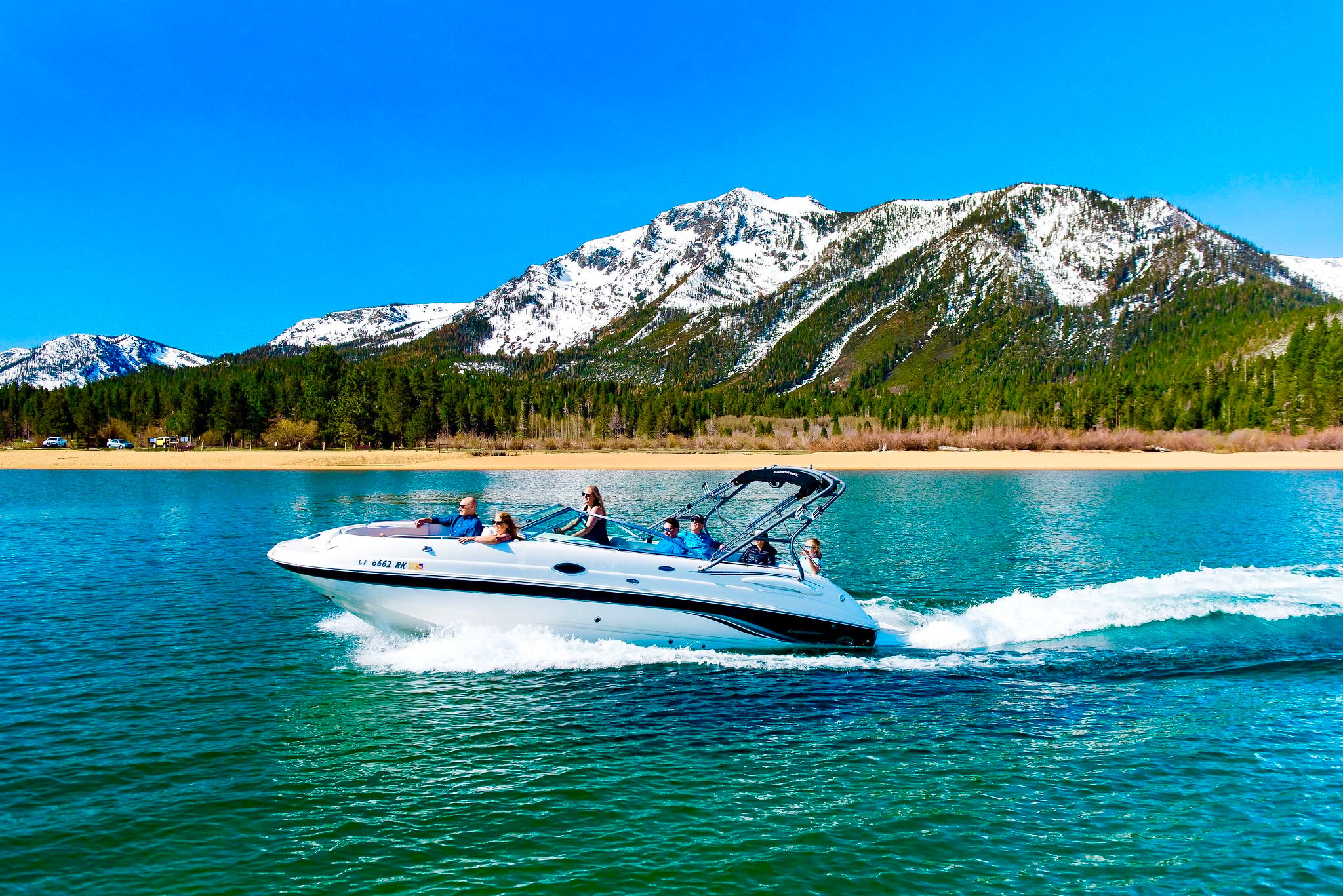 Private Emerald Bay Powerboat Charter with Expert Captain