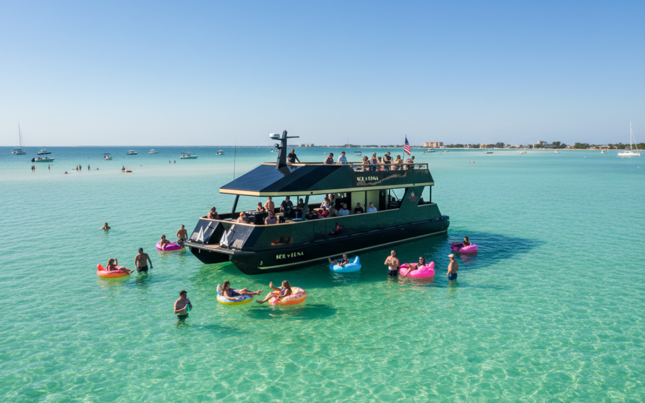 Crab Island Yacht Excursion with Water Toys
