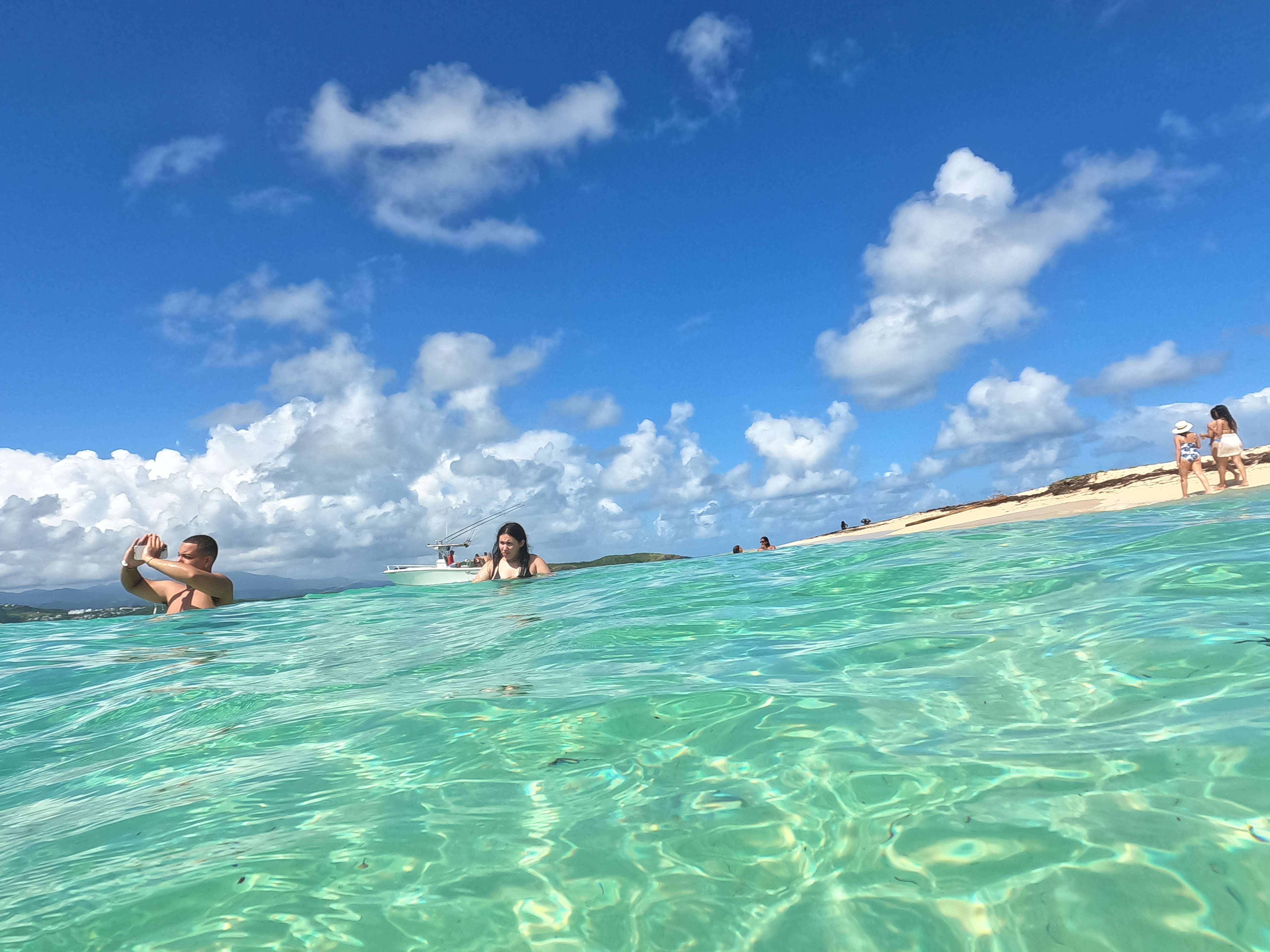 Double Dip Power Catamaran Snorkel & Beach Tour - catamaran to Cayo Icacos, Fajardo, Puerto Rico (4 of 10)