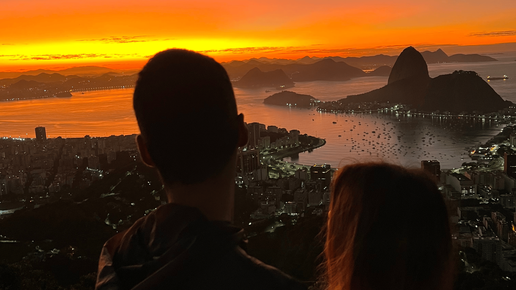 Rio Sunrise: Christ the Redeemer & Dona Marta Lookout