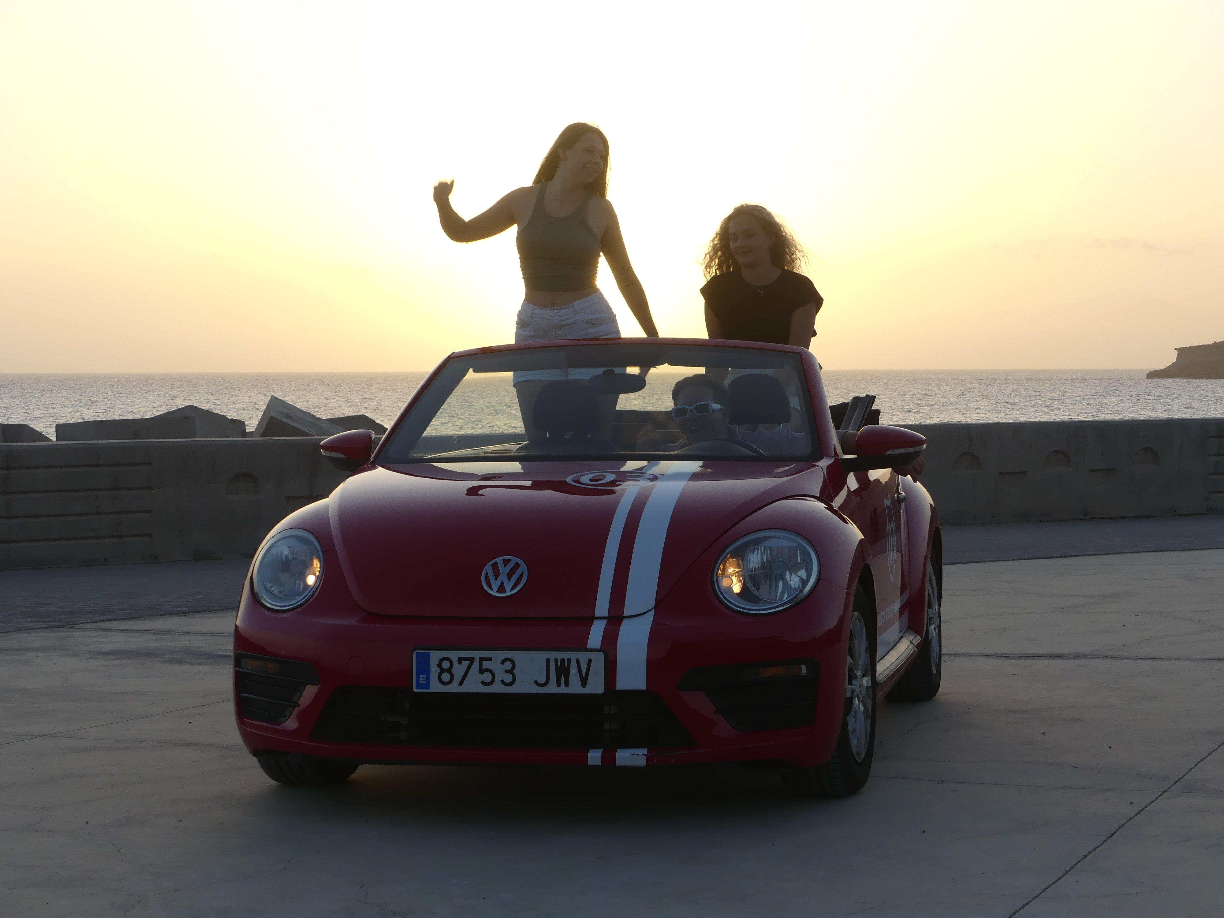 West Coast Convertible Sunset Adventure