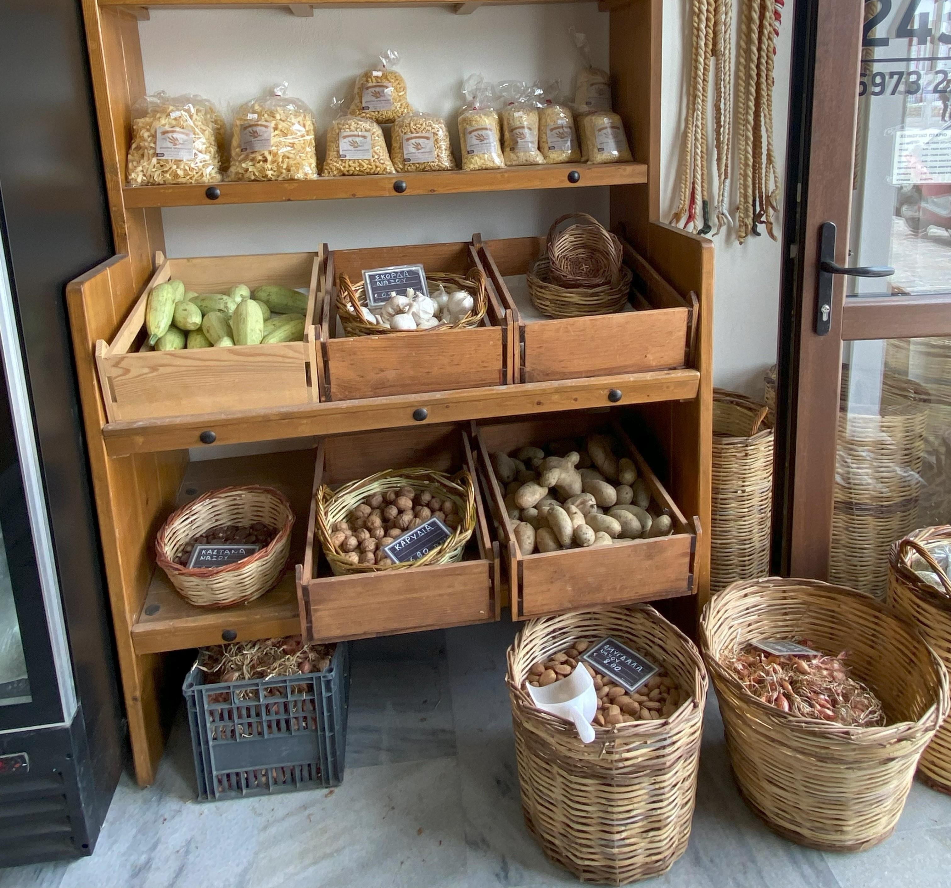 Naxos Food Market Walk & Cooking Class