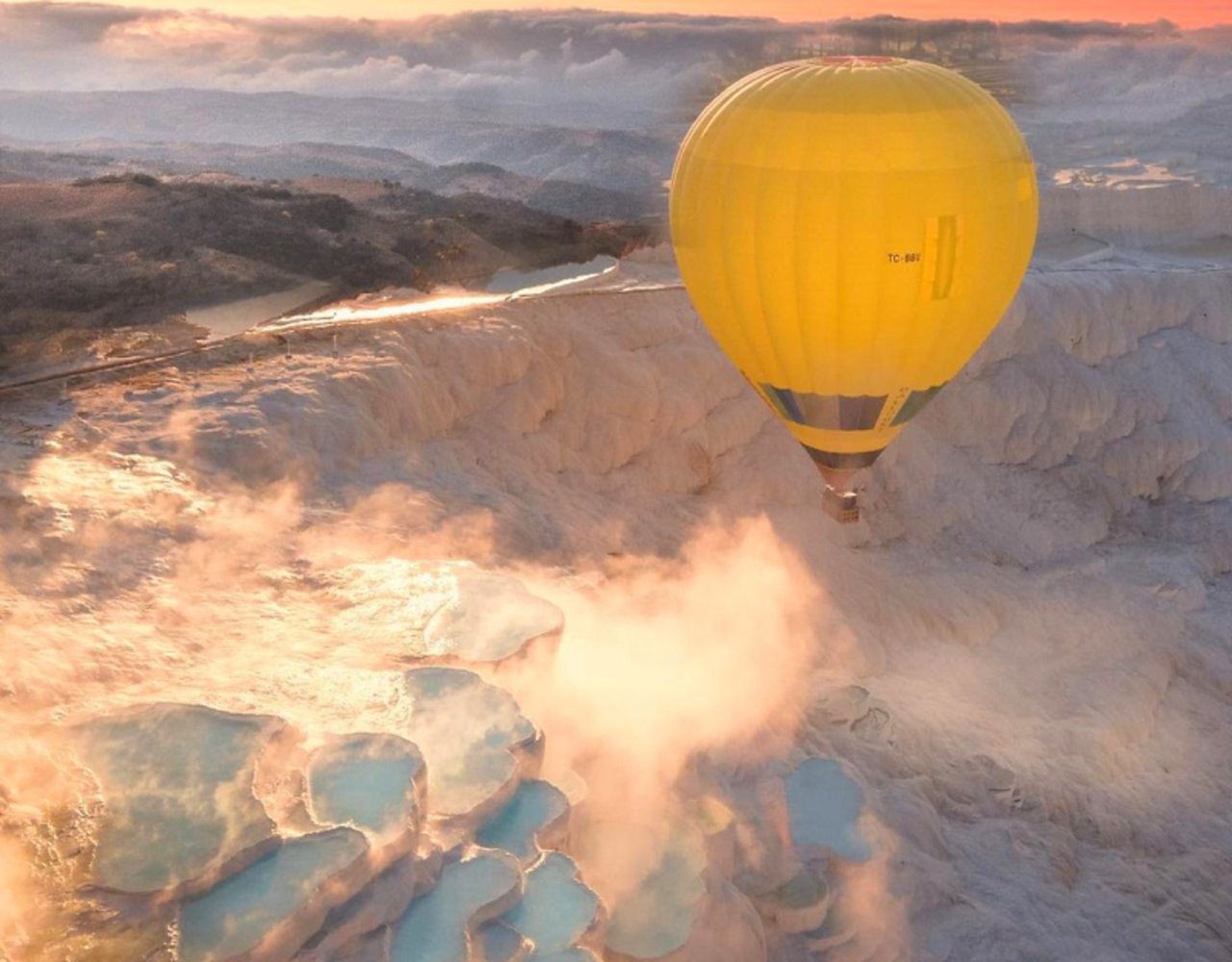 Pamukkale Hot Air Balloon Adventure from Marmaris