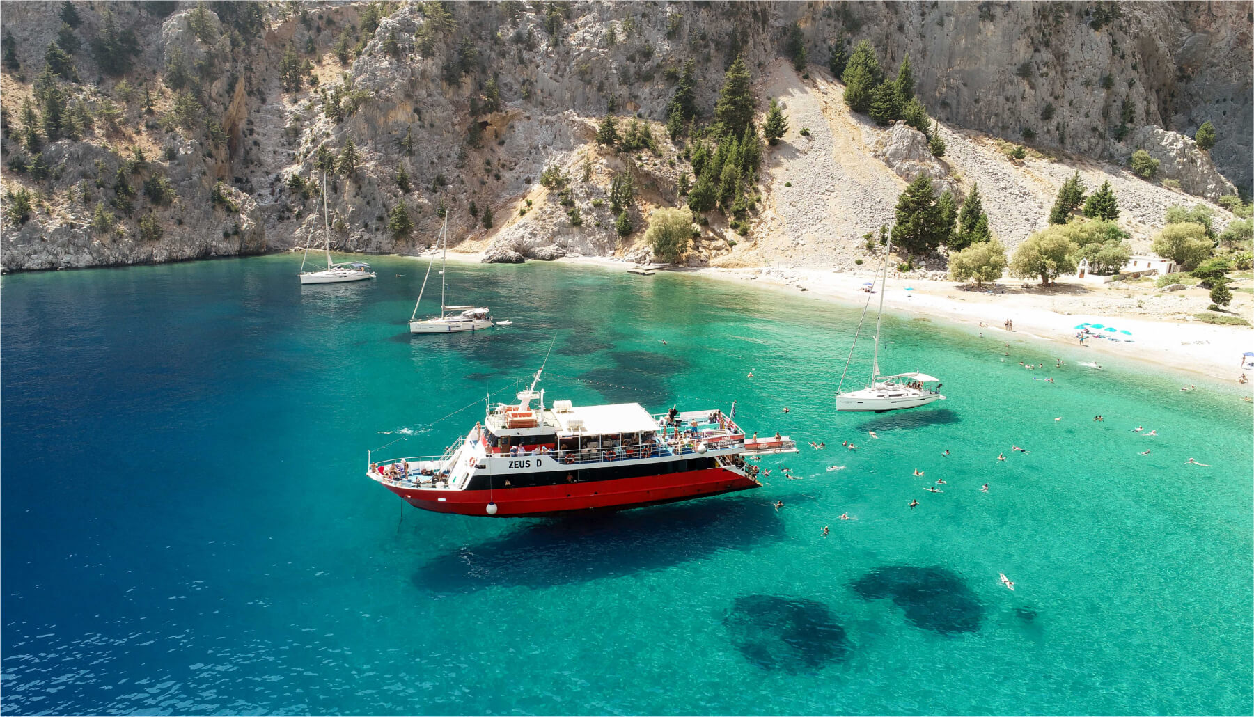 Rhodes to Symi Island: Full-Day Cruise via Saint George's Bay