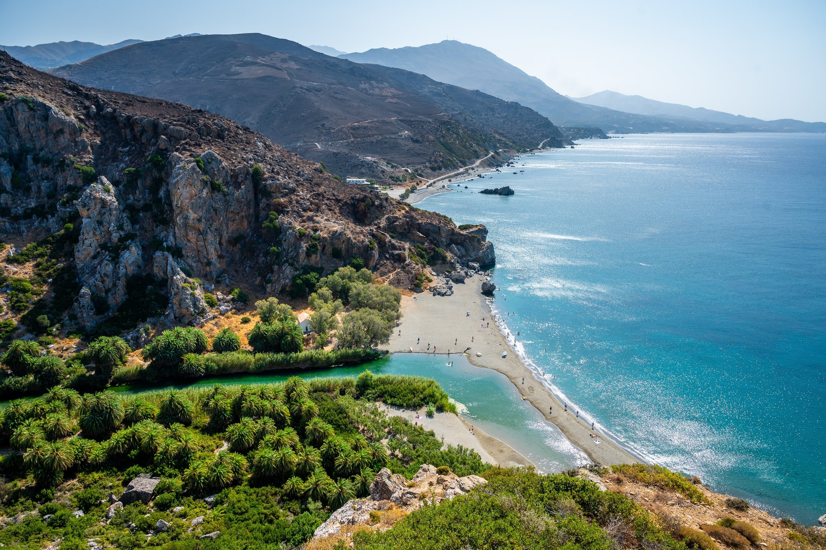 Preveli Palm Beach, Damnoni Bay & Rethymno Old Town