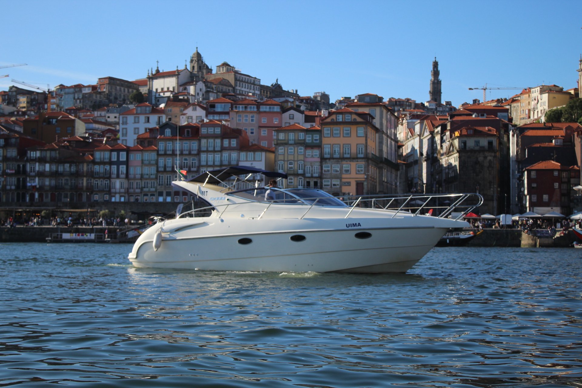 Porto Private Yacht Experience on the Douro with Wine & Snacks