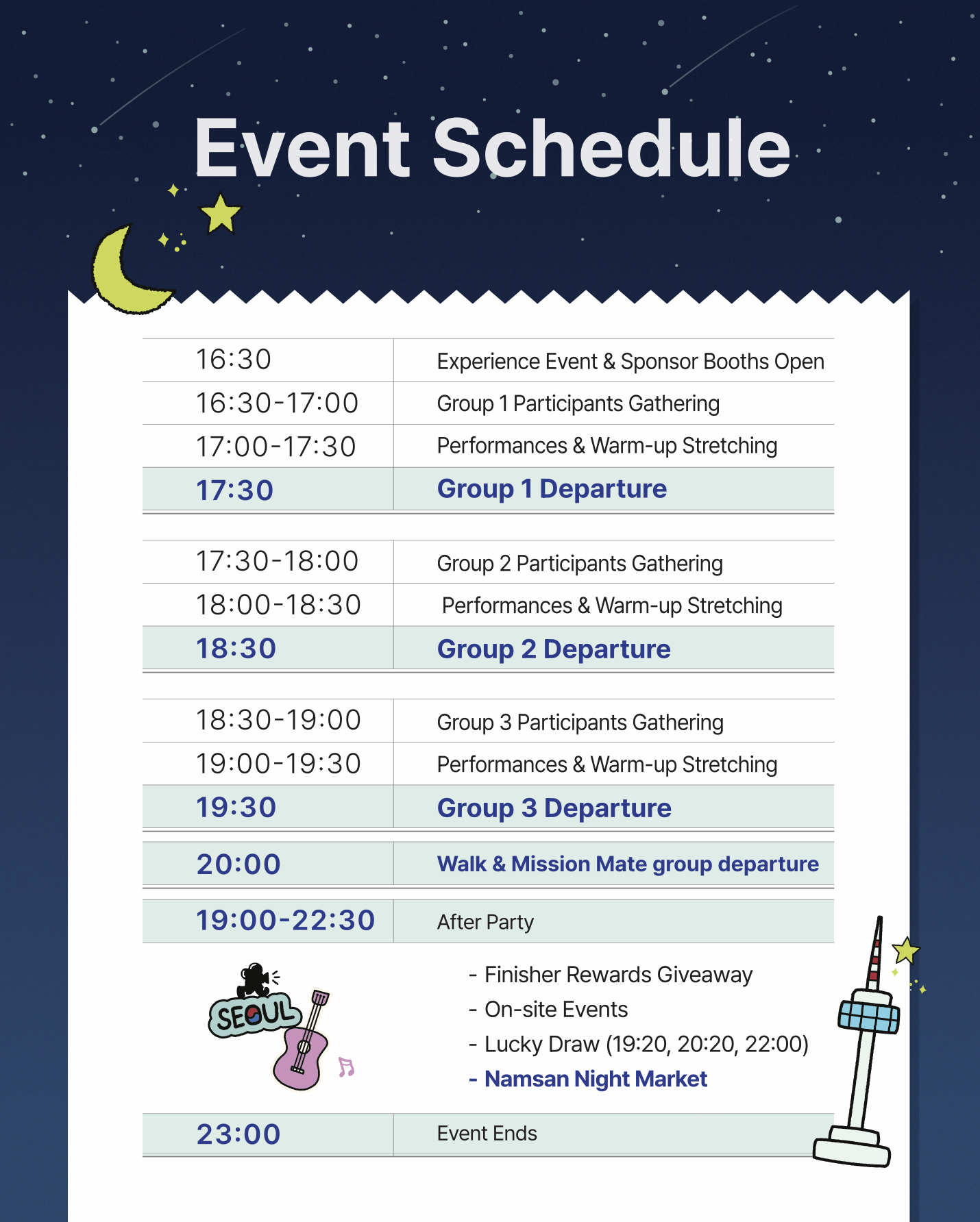 N Seoul Tower Global Night Walk 2026