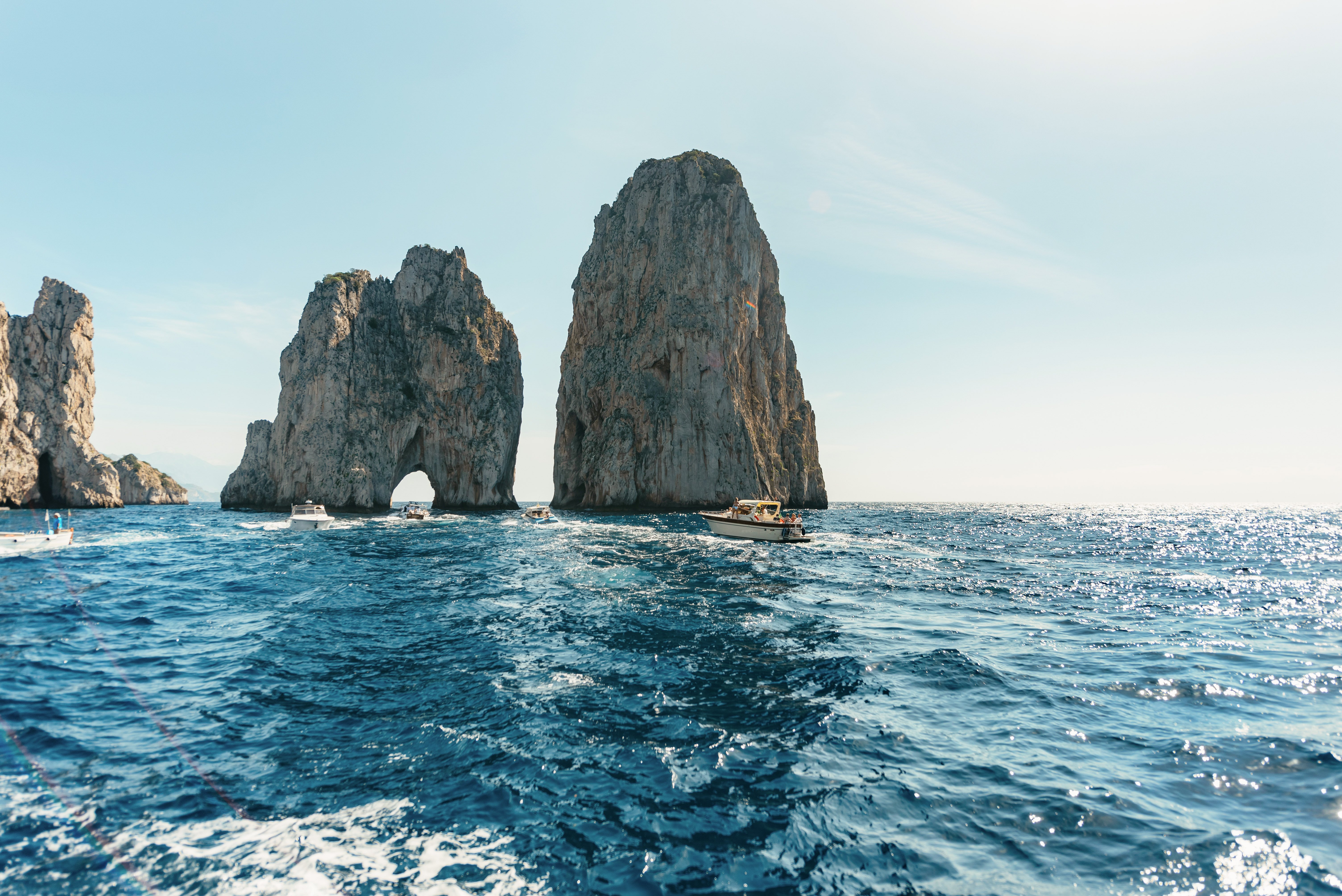 Naples/Sorrento:Gulf of Naples & Capri Sightseeing Boat Tour