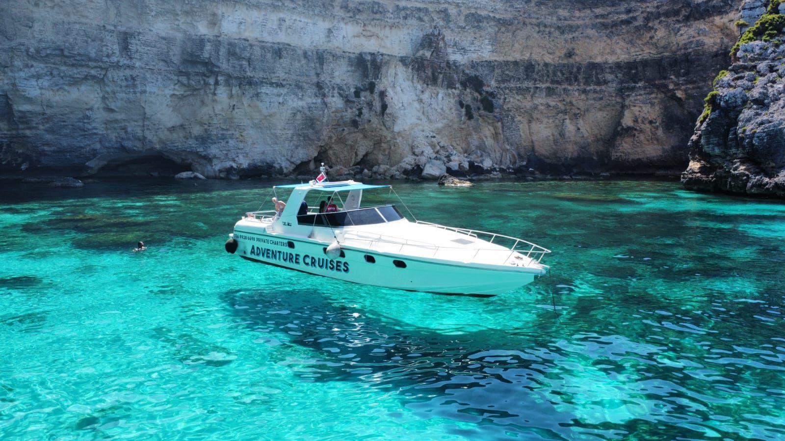 Sliema: Private Gozo & Comino Islands Powerboat Charter