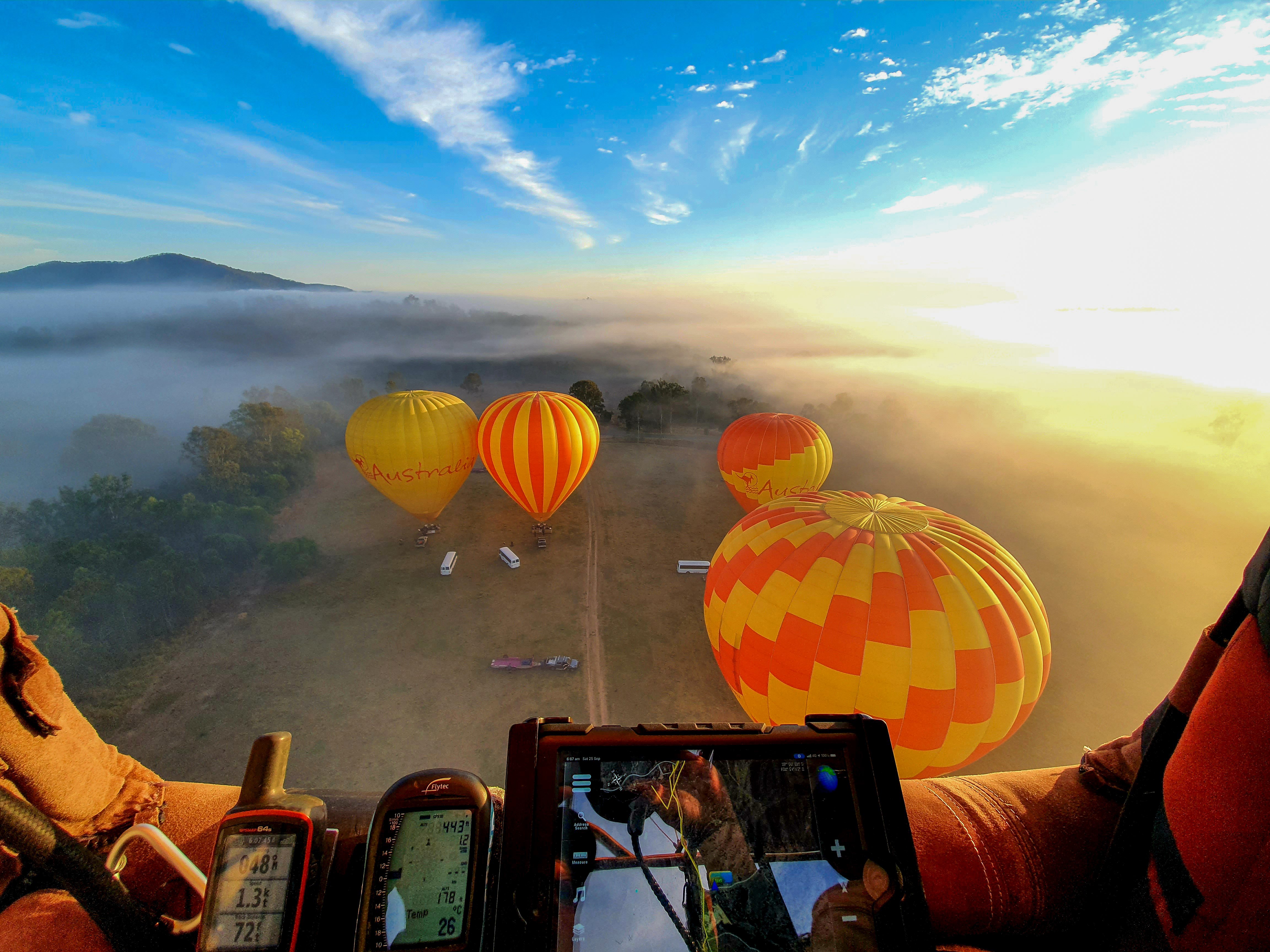 Brisbane Sunrise Balloon Flight with Optional Vineyard or VIP Experience