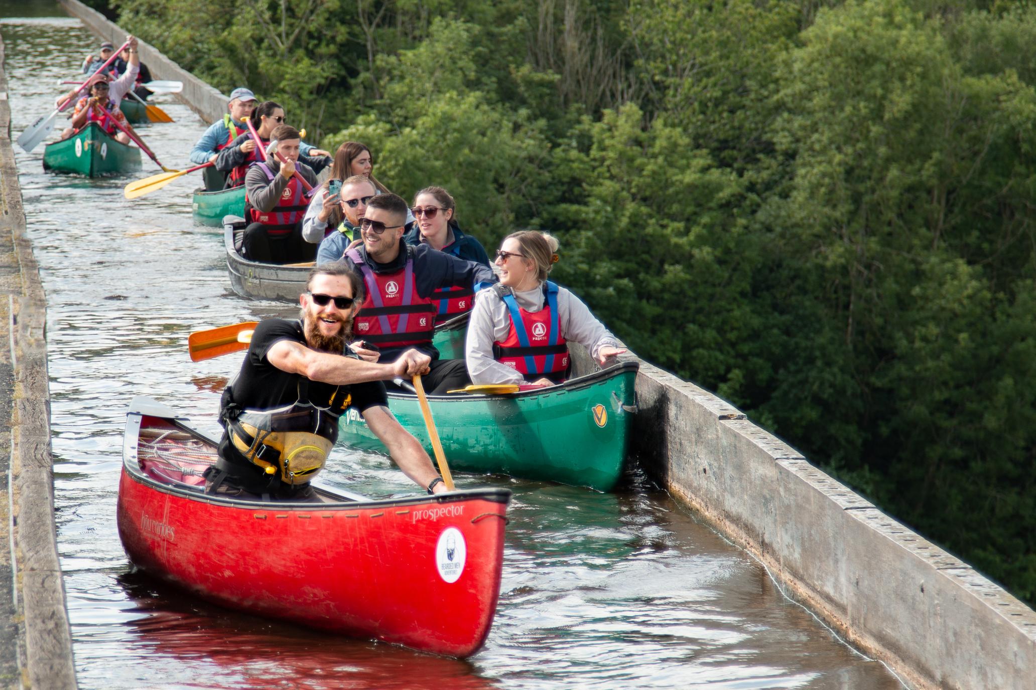 Guided Canoe Journey on Pontcysyllte Aqueduct