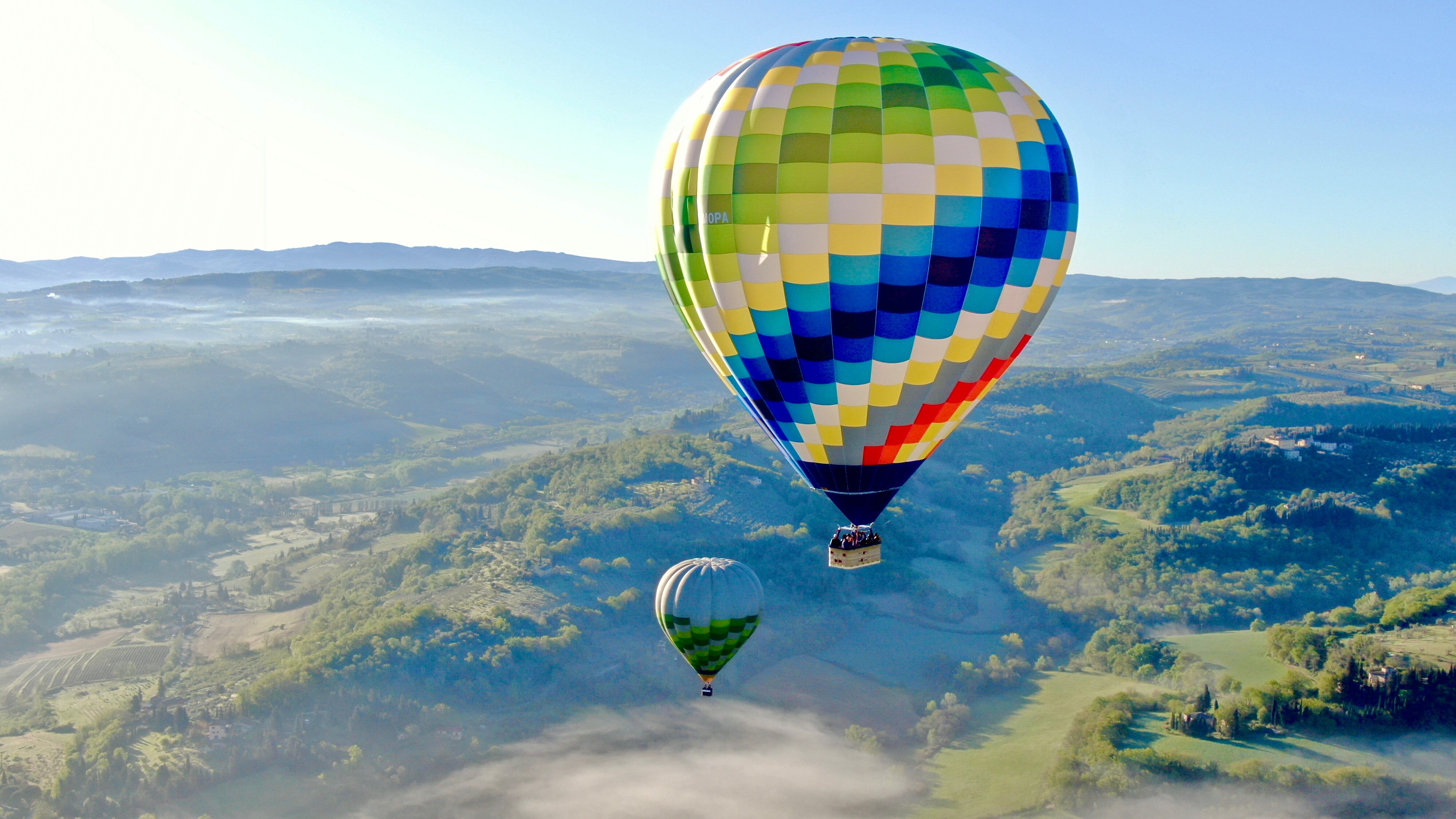 Hot Air Balloon Adventure Over Tuscan Countryside