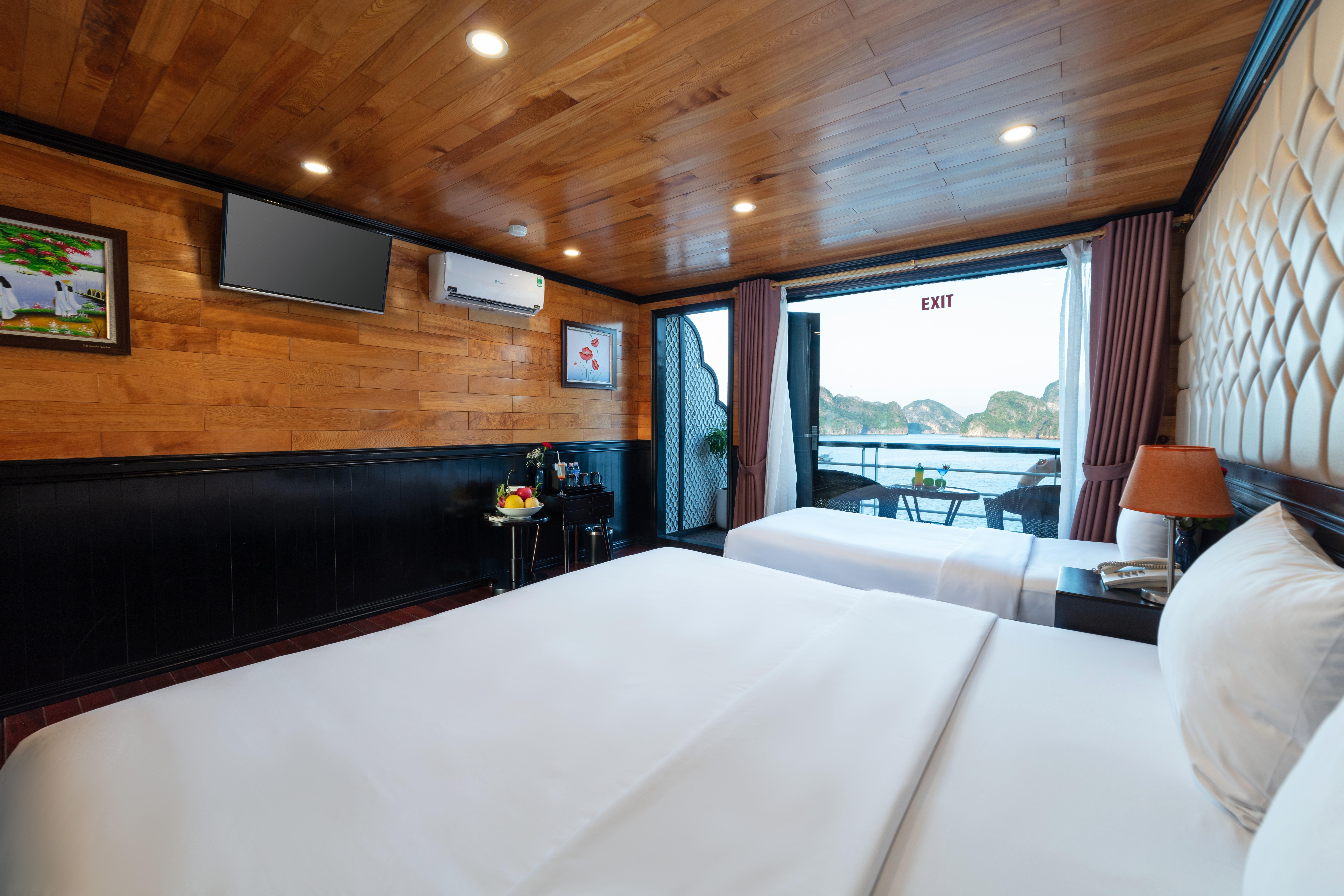 Ha Long & Lan Ha Bay 3-Day Cruise with Private Balcony