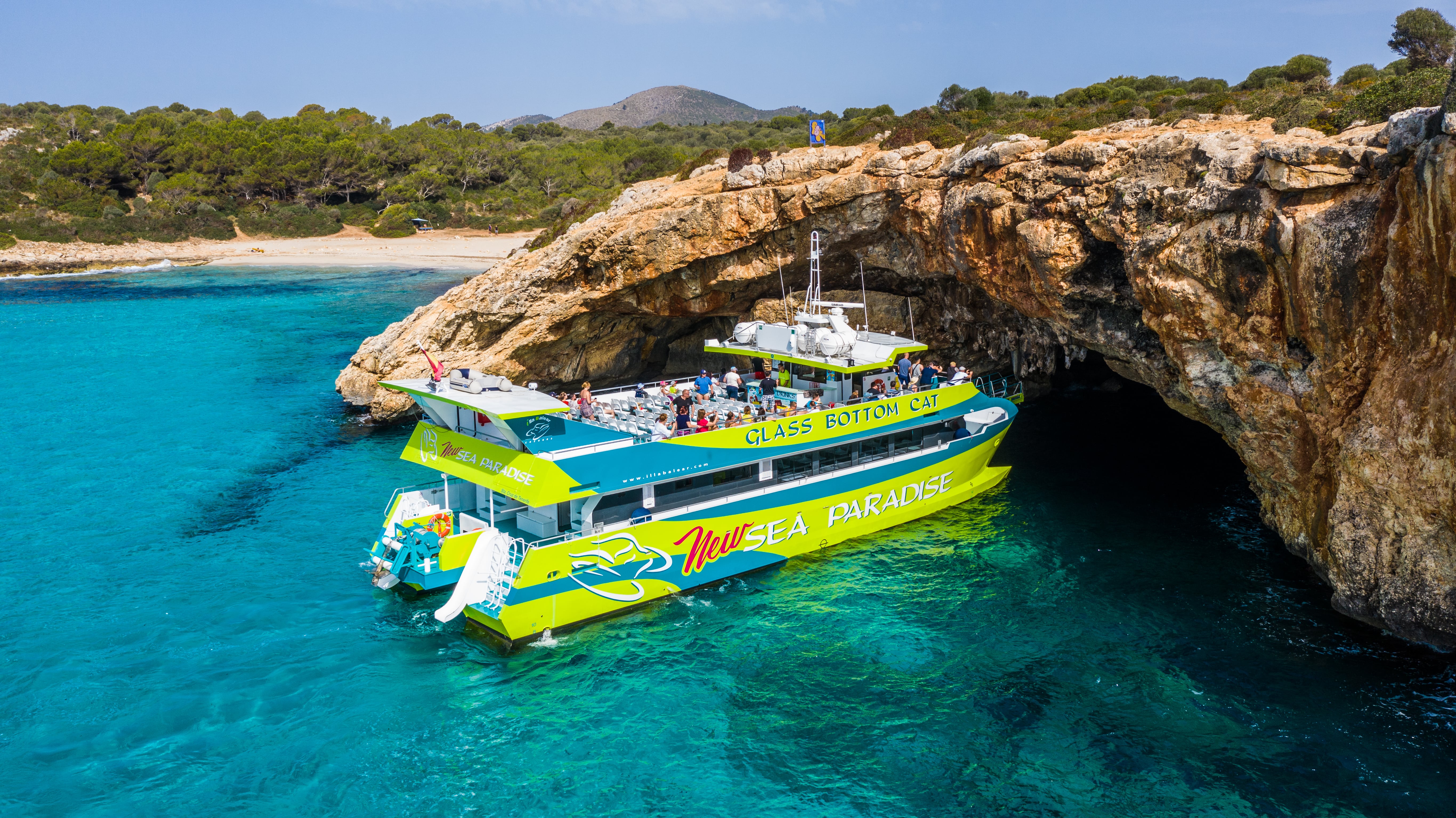 Glass Bottom Boat Journey Along Mallorca's East Coast