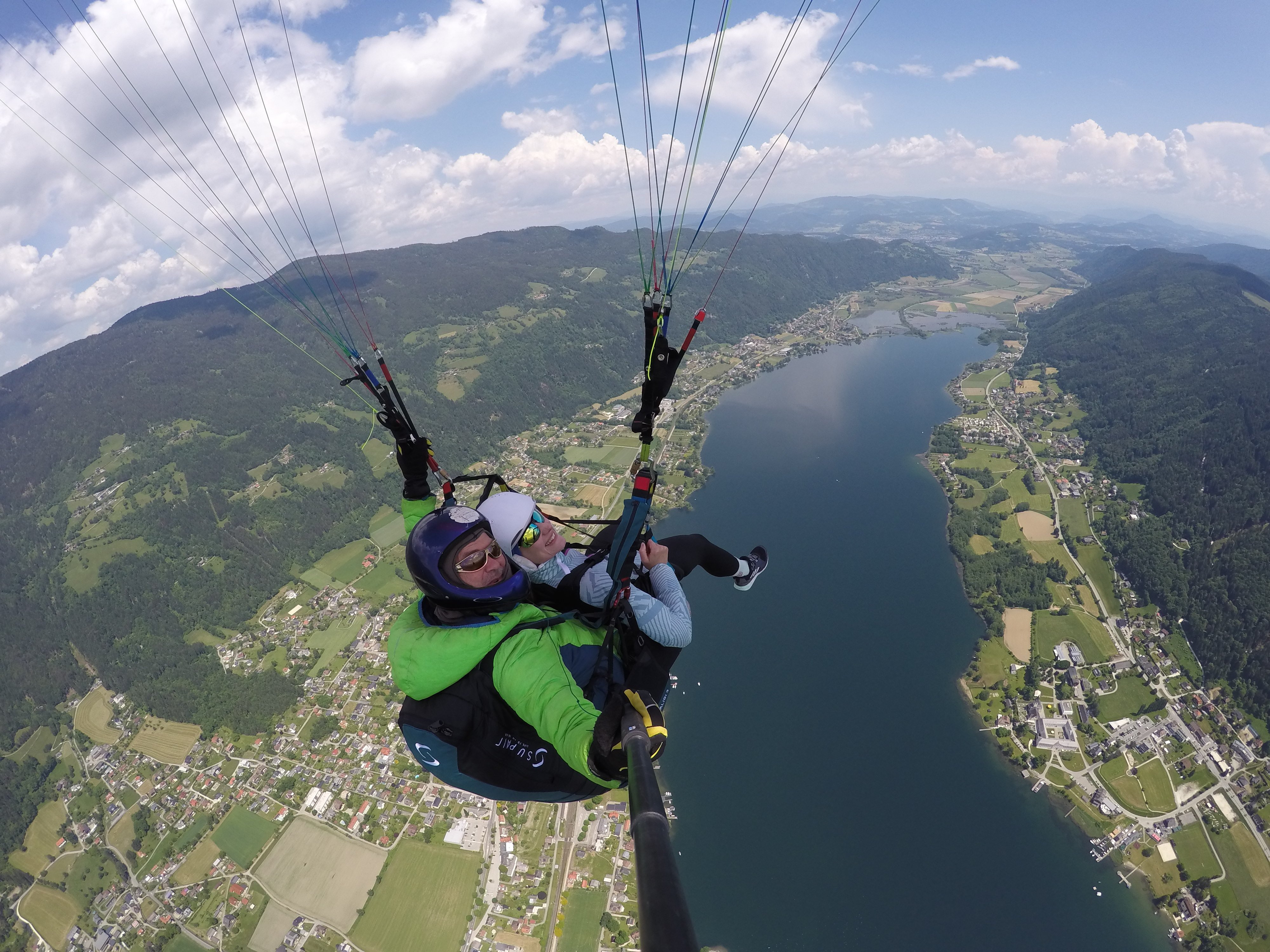 Ossiachersee Thermal Paragliding Flight from Gerlitzen Alpe