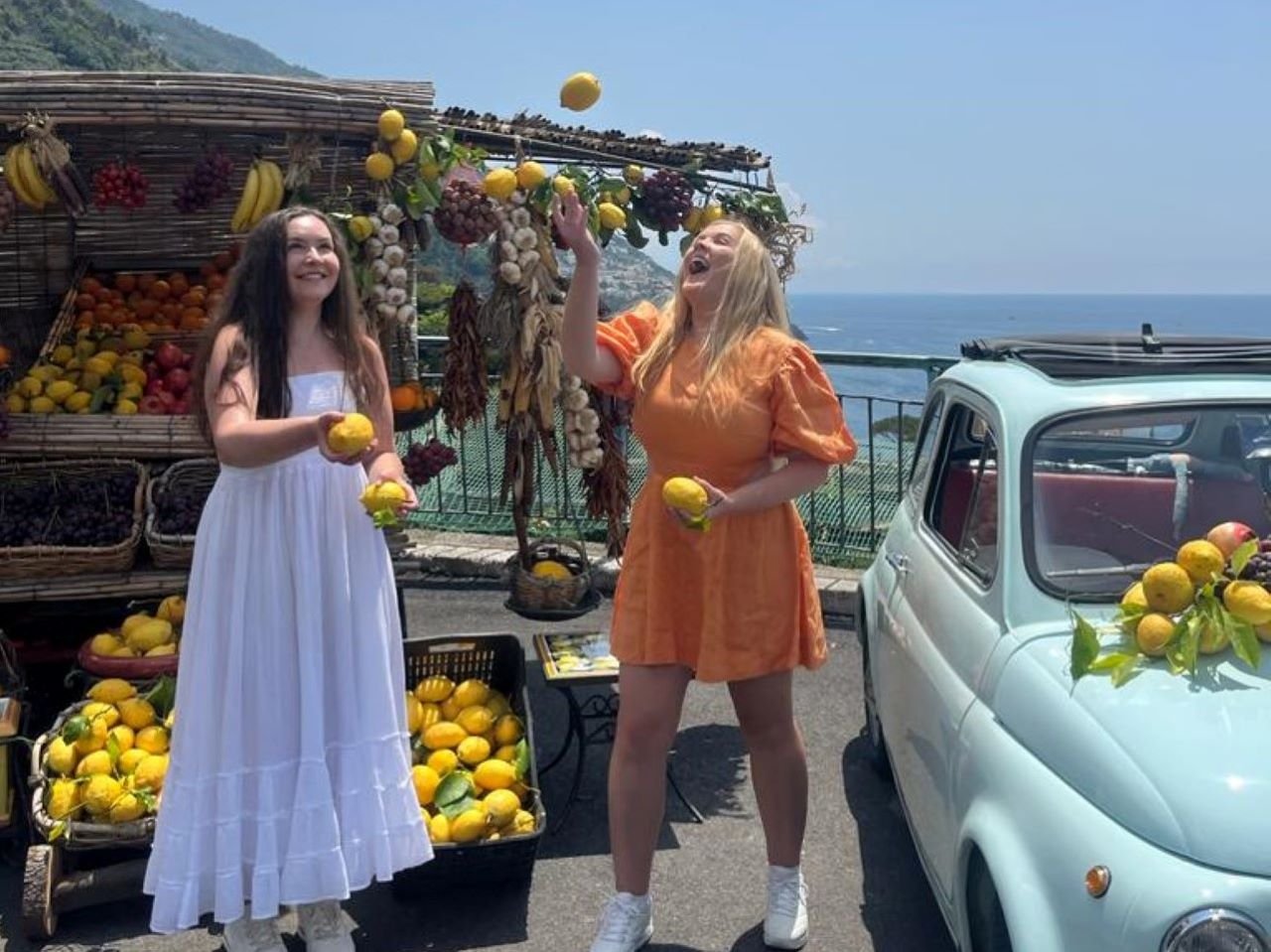 Amalfi Coast Fiat 500 Private Photo Tour from Positano & Praiano