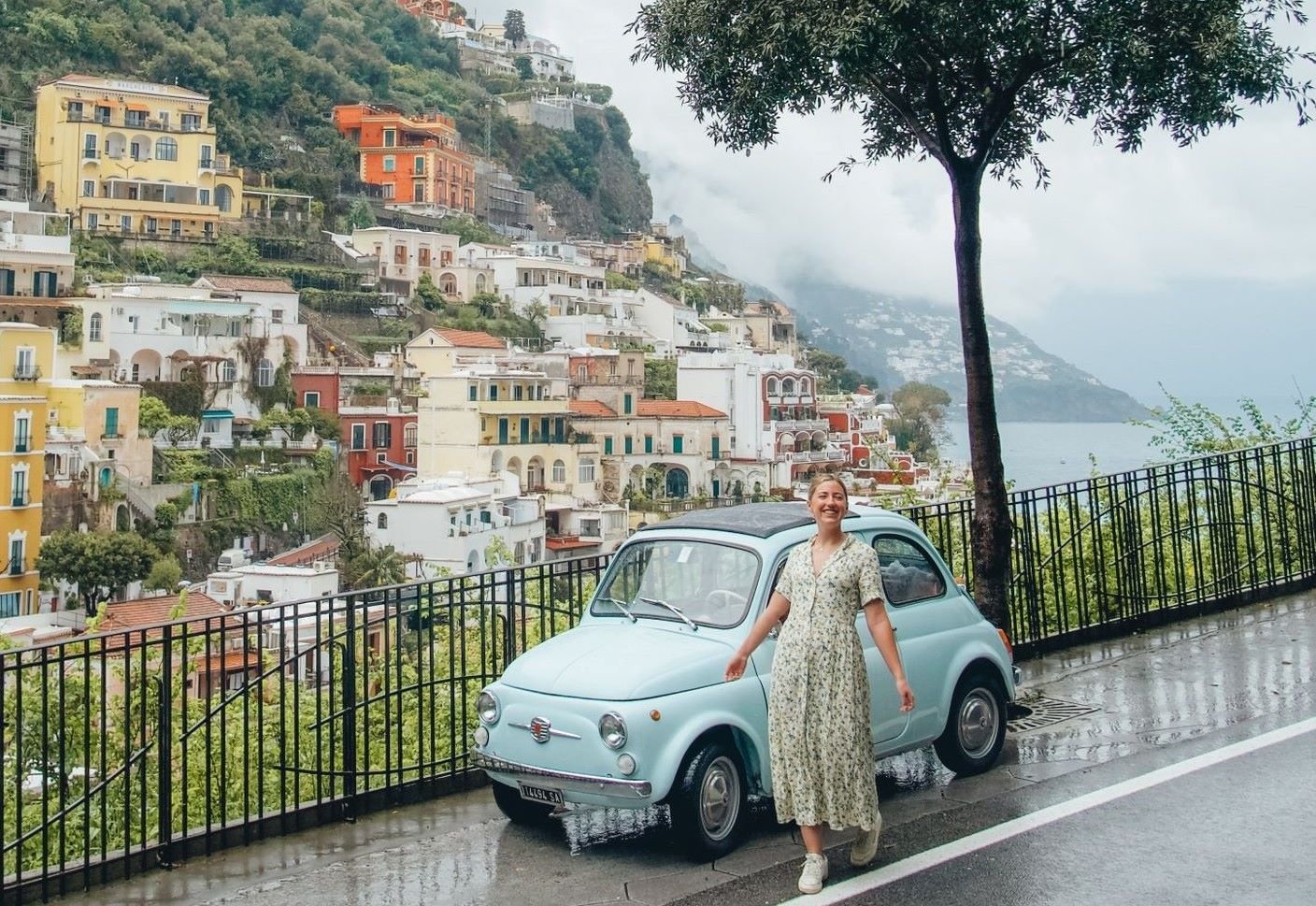 Amalfi Coast Fiat 500 Private Photo Tour from Positano & Praiano
