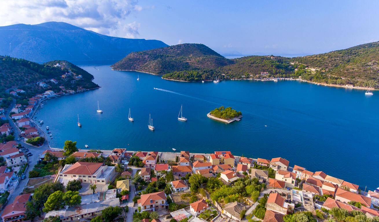 Ithaca Island Cruise with Swimming & Village Stops