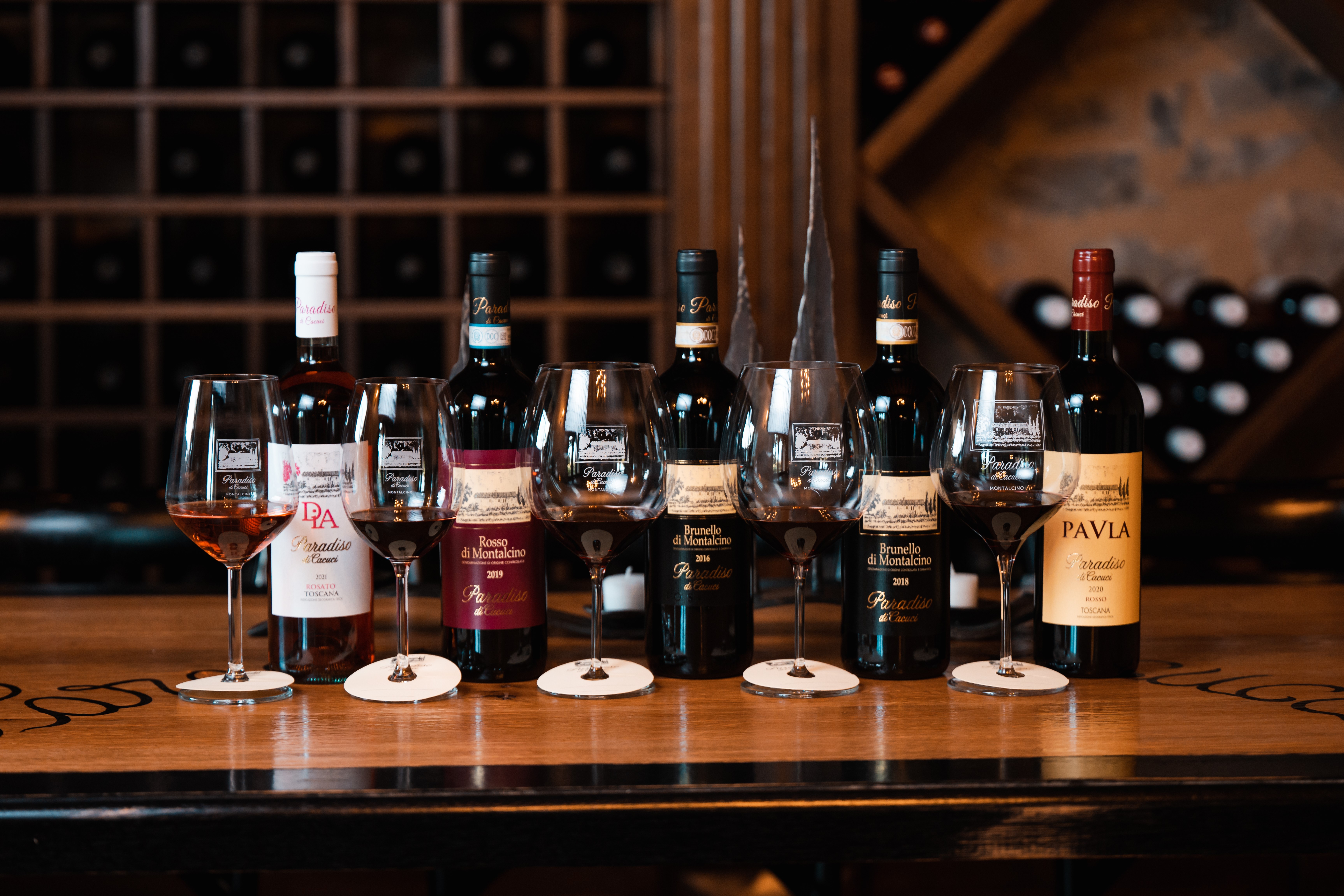 Brunello Wine Tasting & Tuscan Platter at Paradiso di Cacuci, Montalcino
