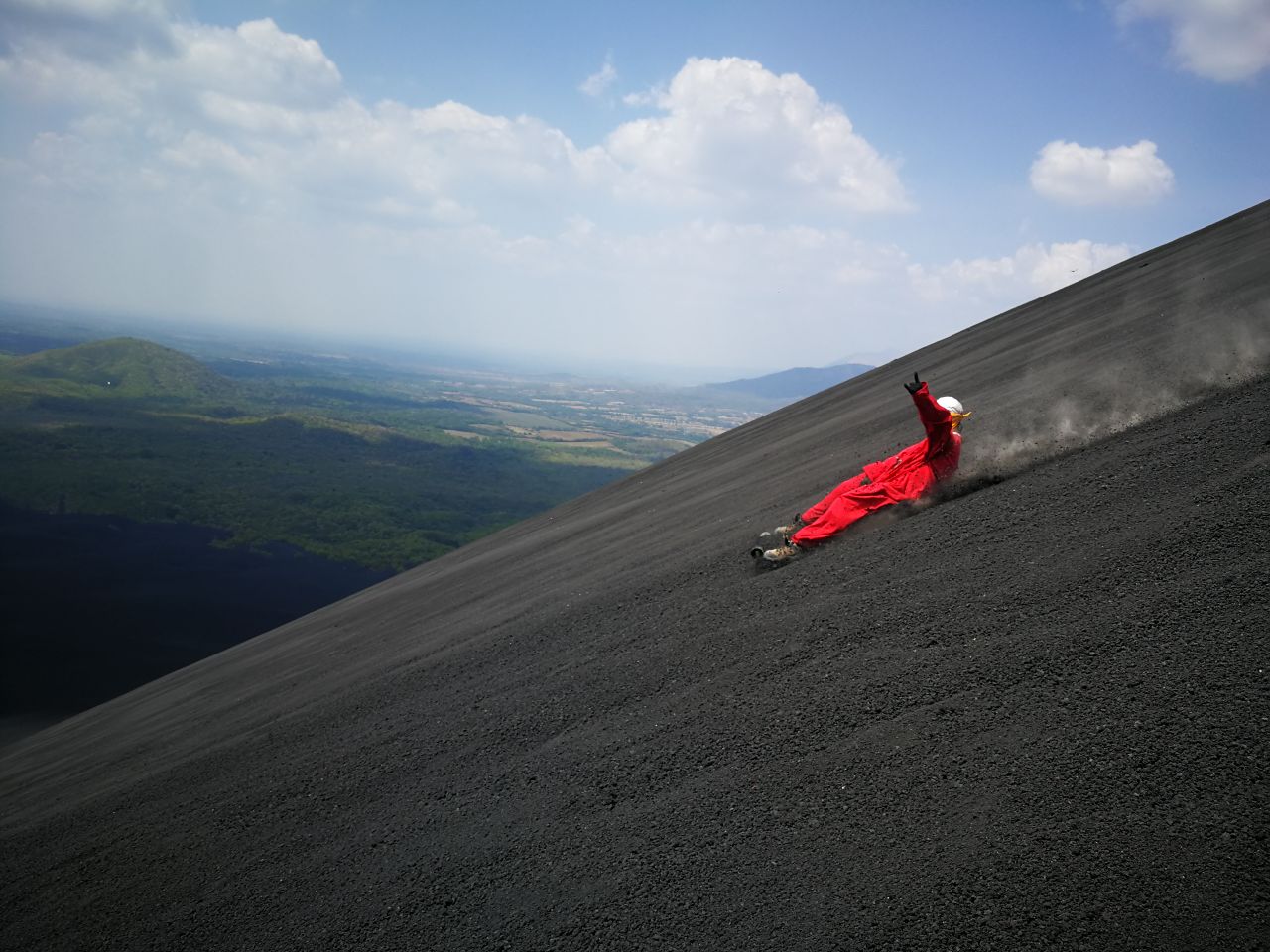 Cerro Negro Volcano Boarding from León