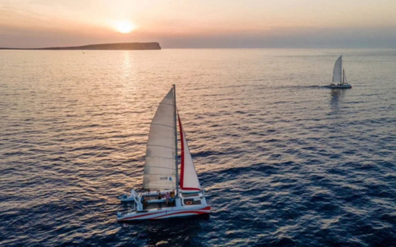 Menorca Sunset Catamaran Sail from Fornells