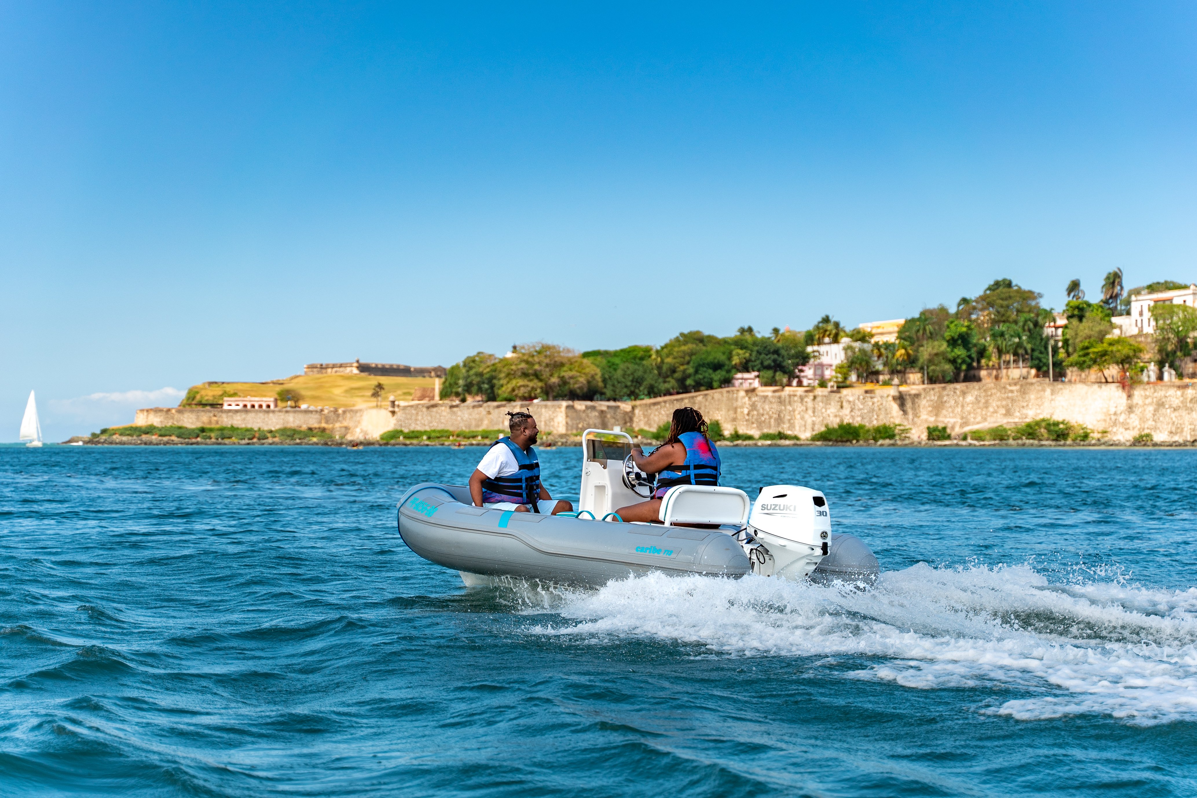 Old San Juan Self-Drive Mini Boat Harbor Adventure