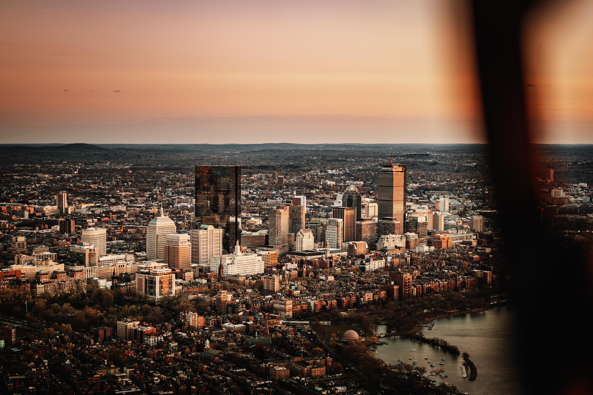 Boston Sunset Helicopter Flight