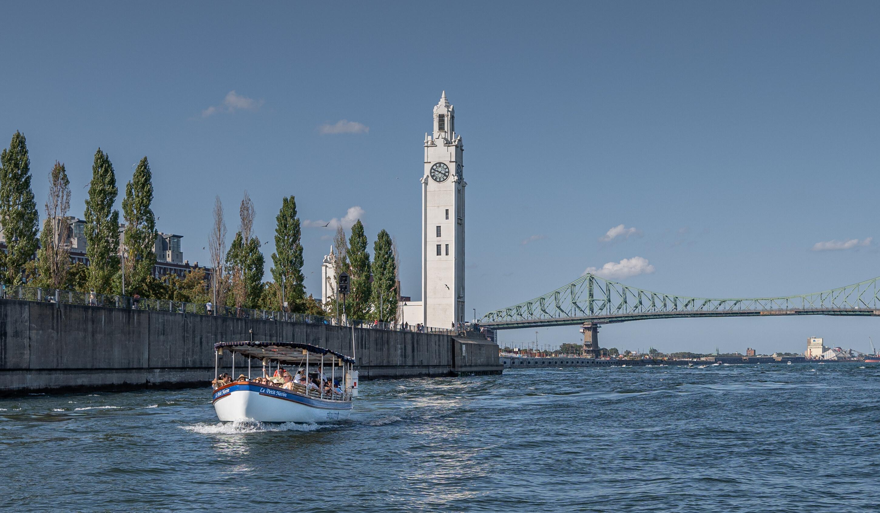 Electric Boat Tour of Montreal's Old Port