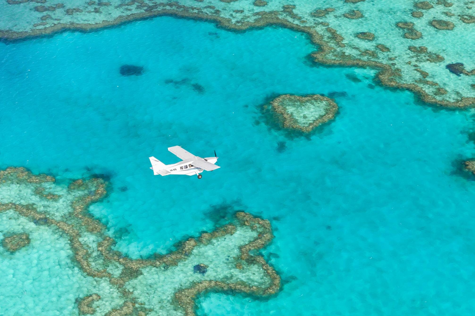Whitsundays & Heart Reef Scenic Flight from Airlie Beach