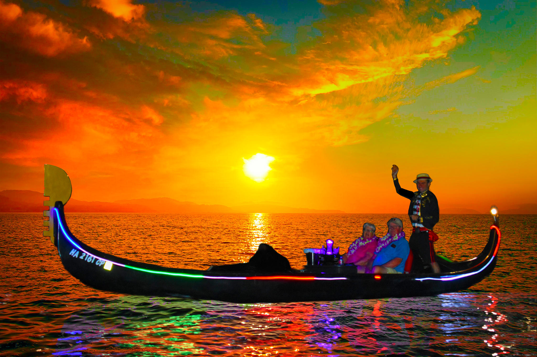 Venetian Gondola Cruise in Waikiki