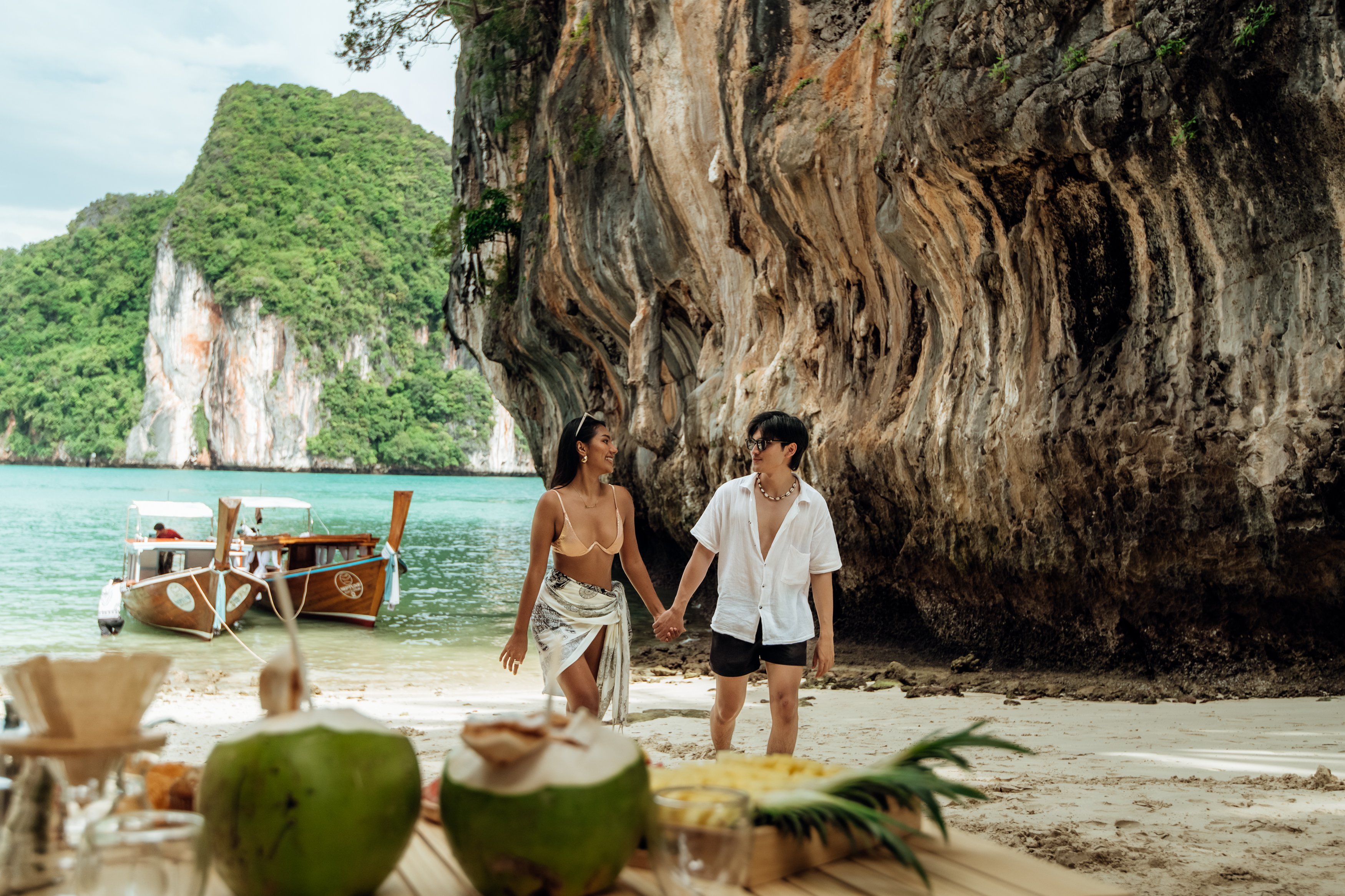 Krabi Private Luxury Longtail Boat Island Hopping