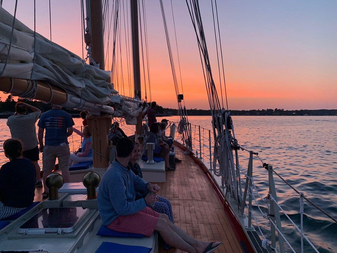 Sunset Sail Aboard Schooner Apple Jack
