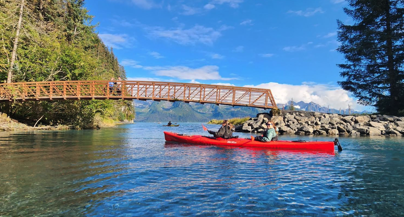 Seward: Tonsina Point Kayak & Exit Glacier Nature Hike