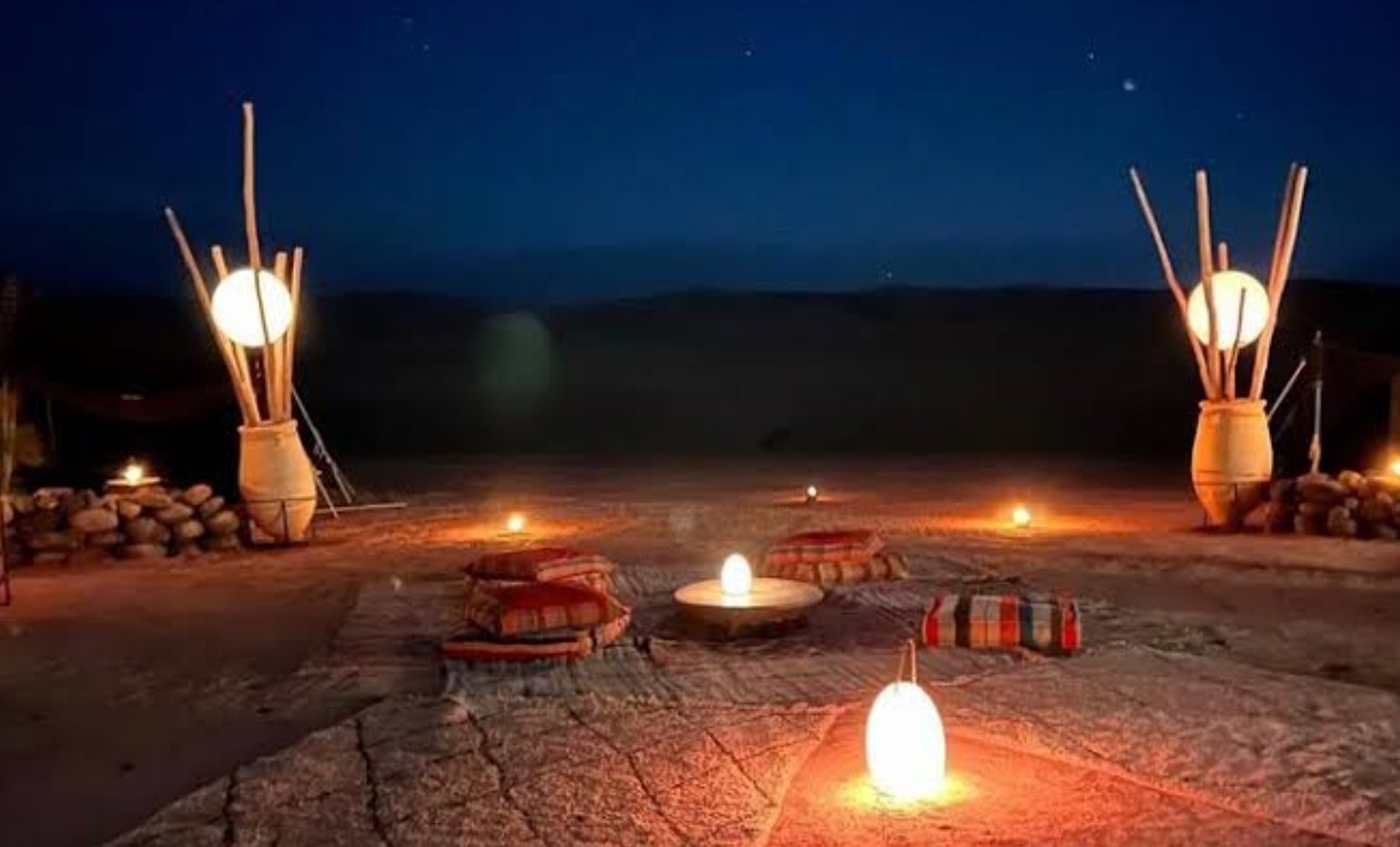 Agafay Desert Sunset, Camel Ride & Berber Dinner Show from Marrakech