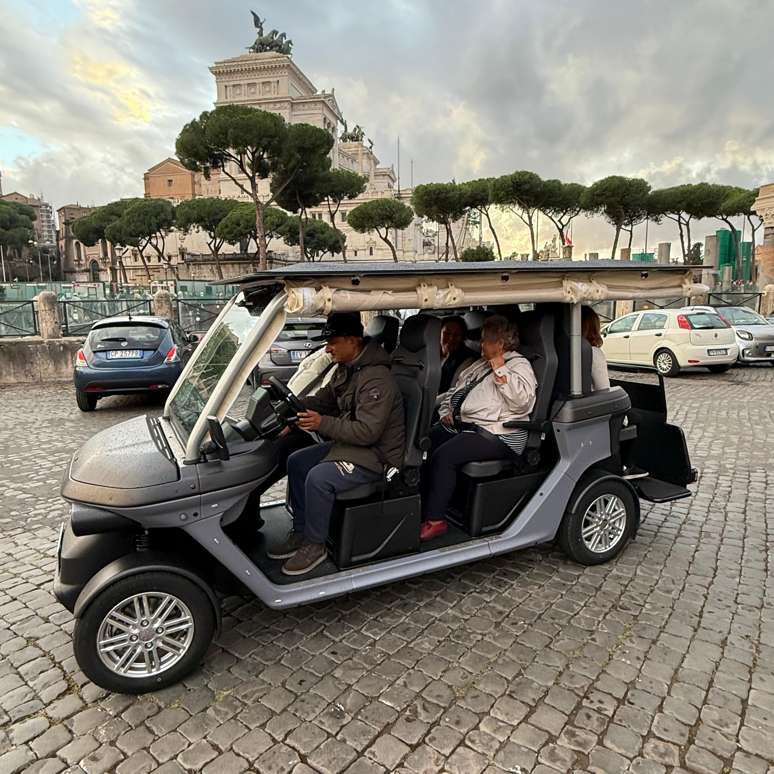 Rome private golf cart tour VIP electric cart imperial city — image 39