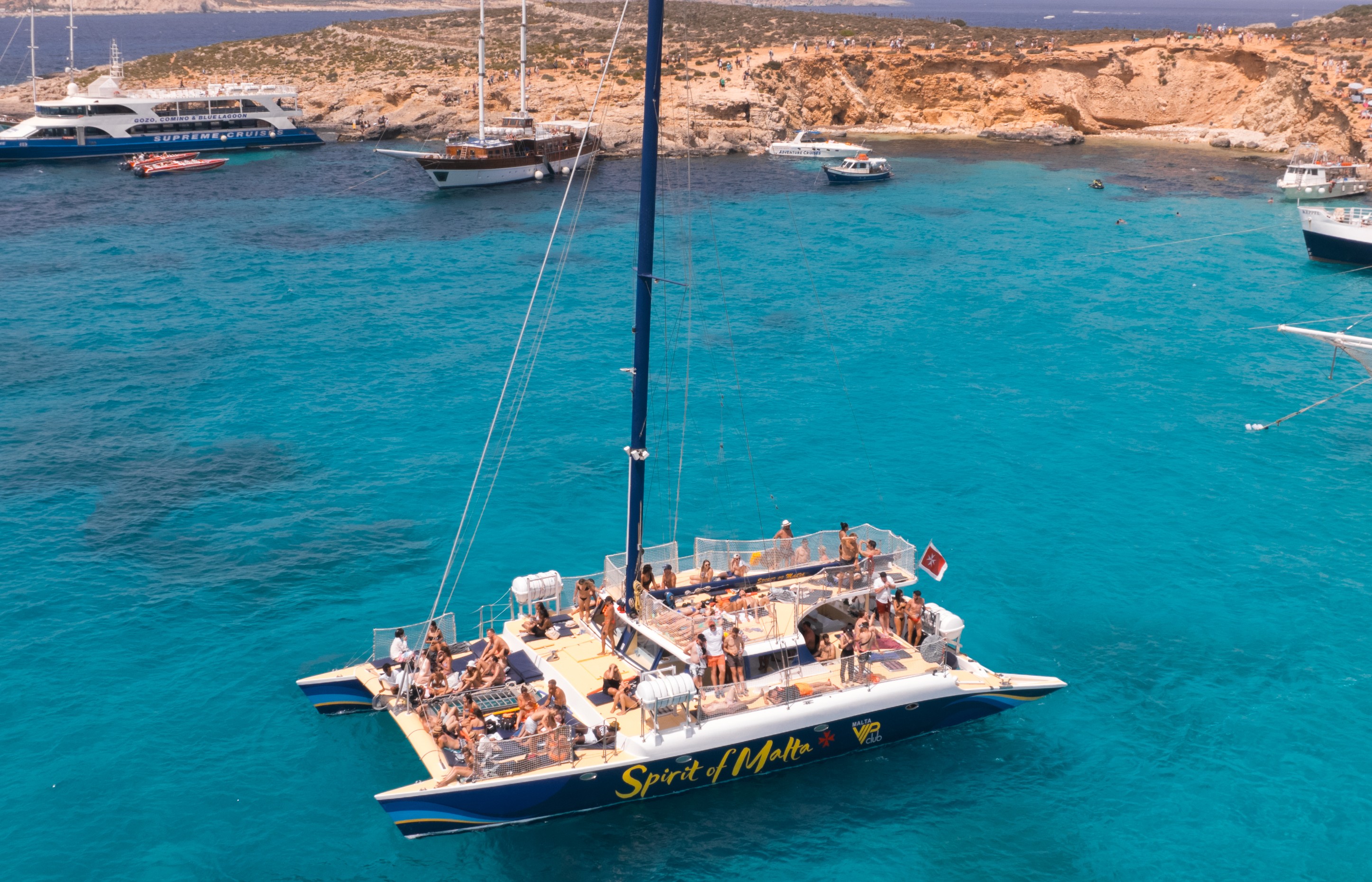 Comino Blue Lagoon Sailing Cruise with Lunch & Open Bar