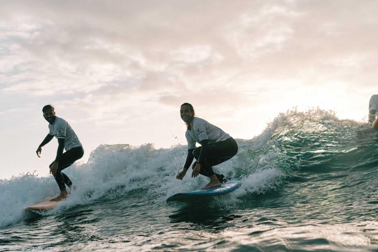 Group Surf Lesson in Playa de las Américas with Local Instructors