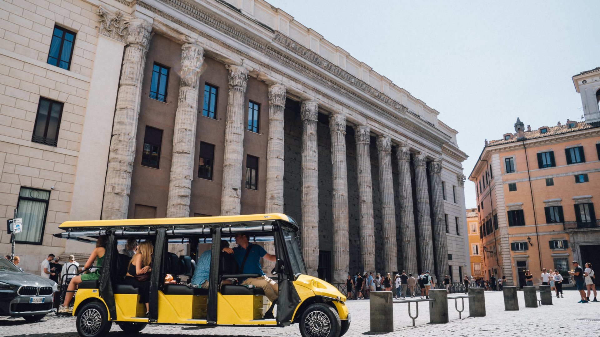 Rome Landmarks Express Tour by Eco-Friendly Golf Cart