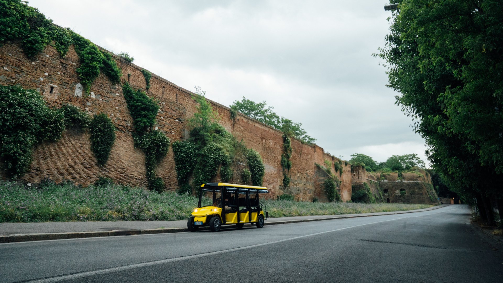 Appian Way golf cart tour Rome catacombs electric cart — image 10