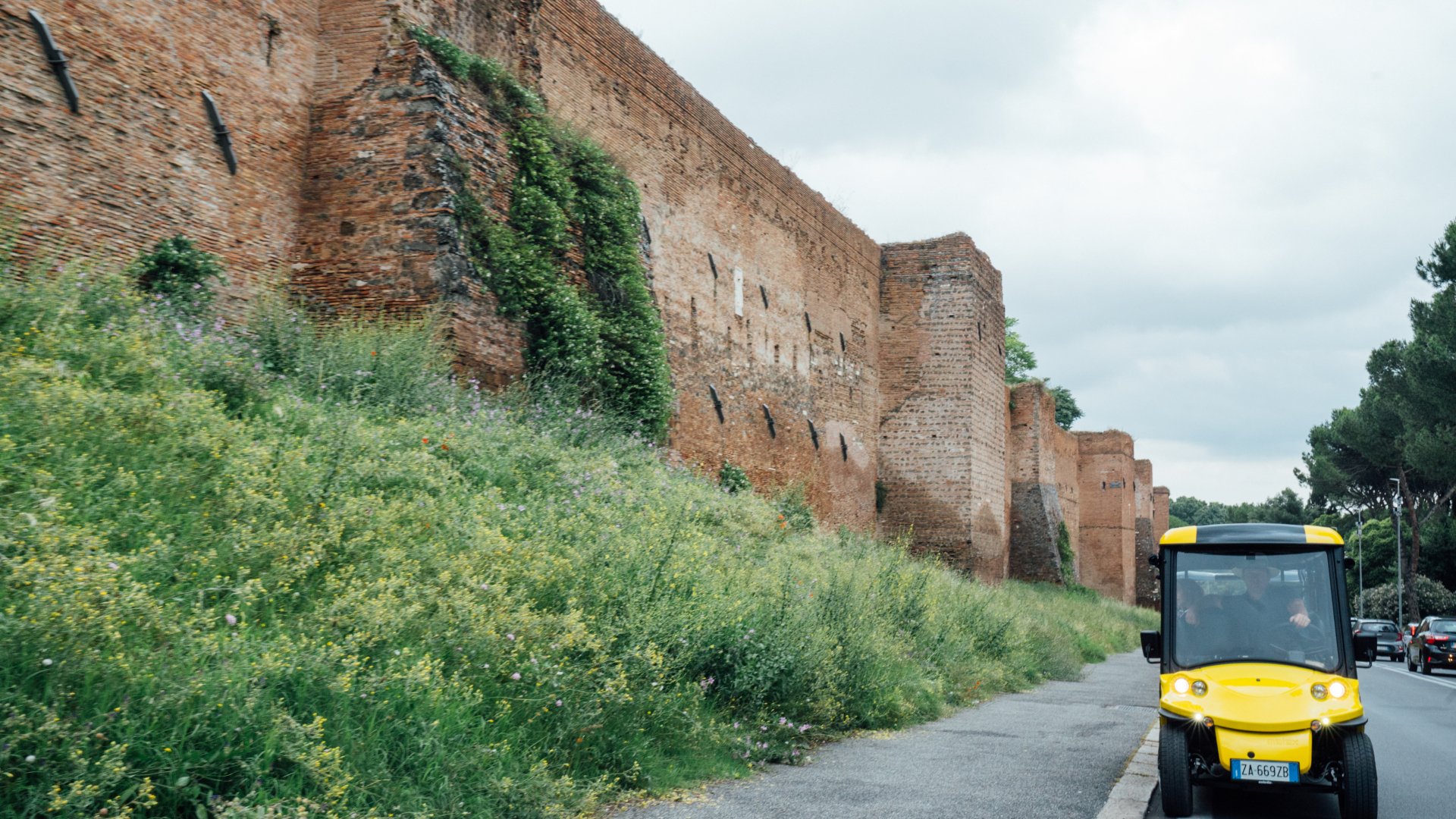 Appian Way golf cart tour Rome catacombs electric cart — image 17